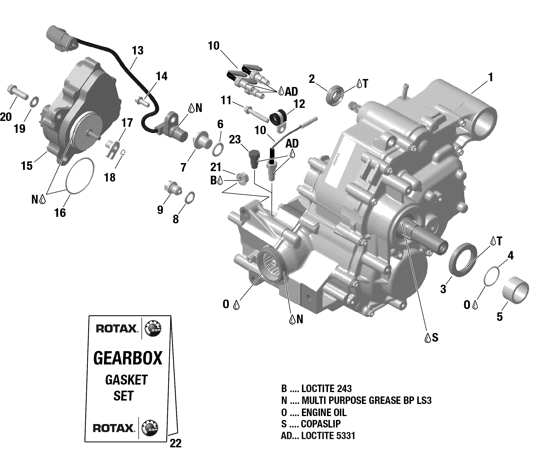 Gear Box And Components - 44829