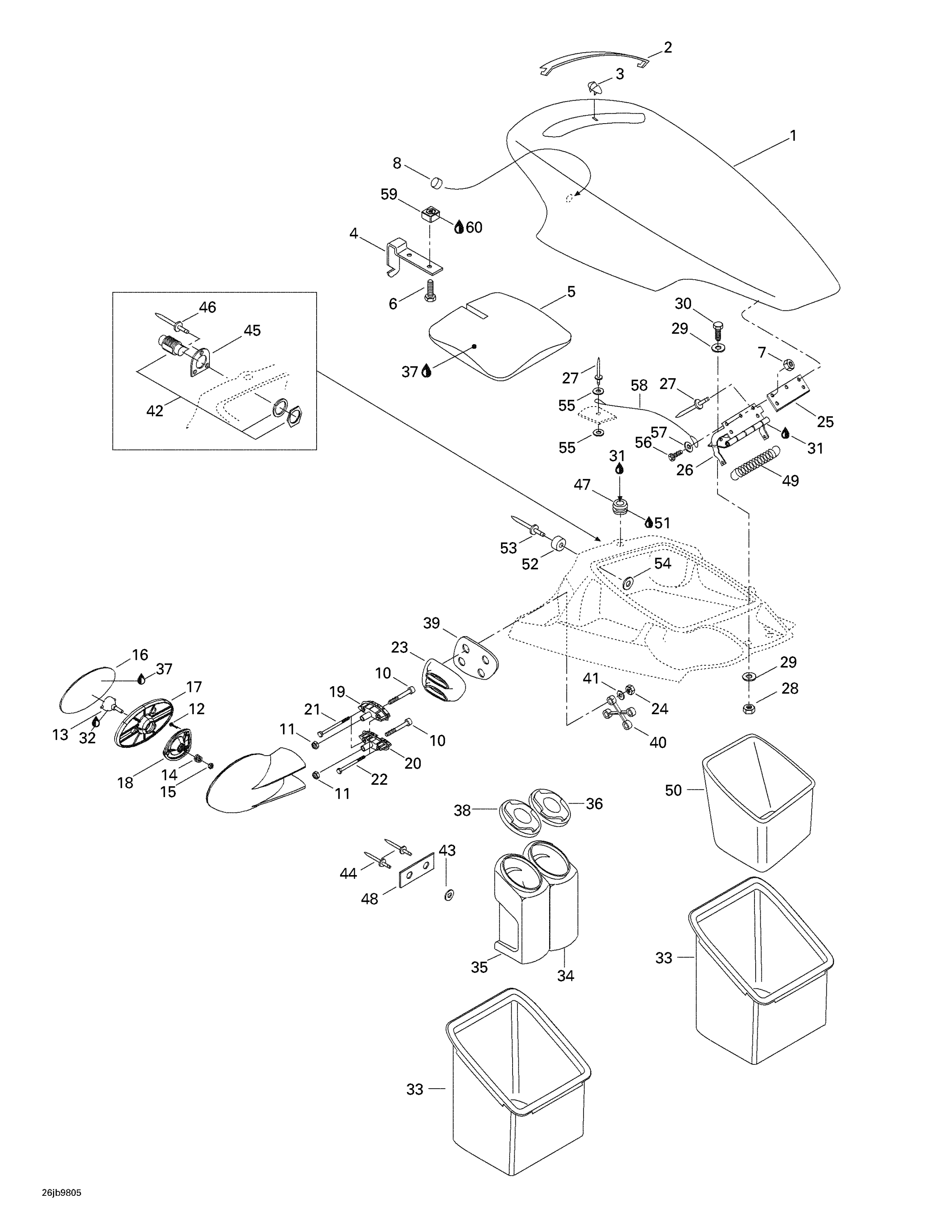 Front Storage Compartments