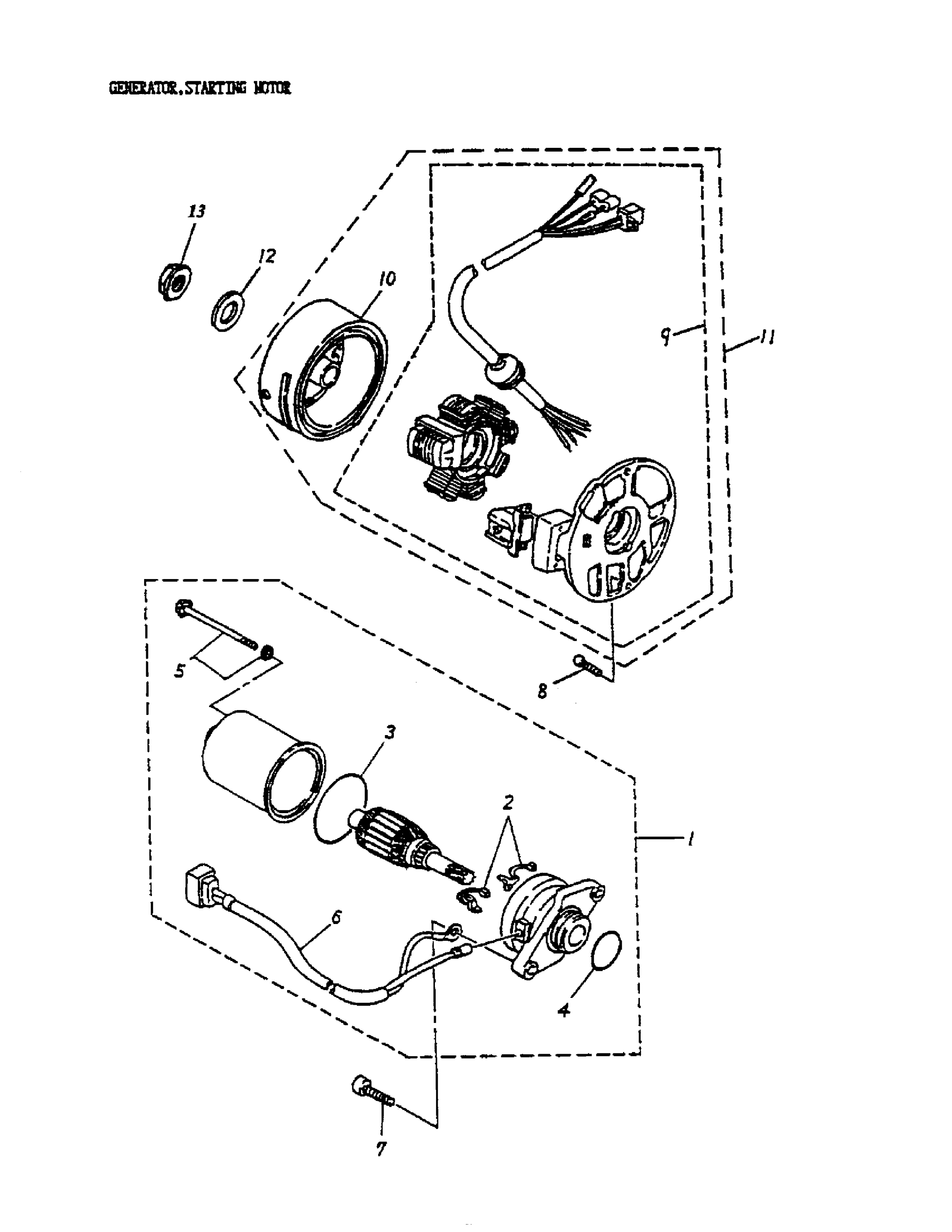 Generator, Starting Motor