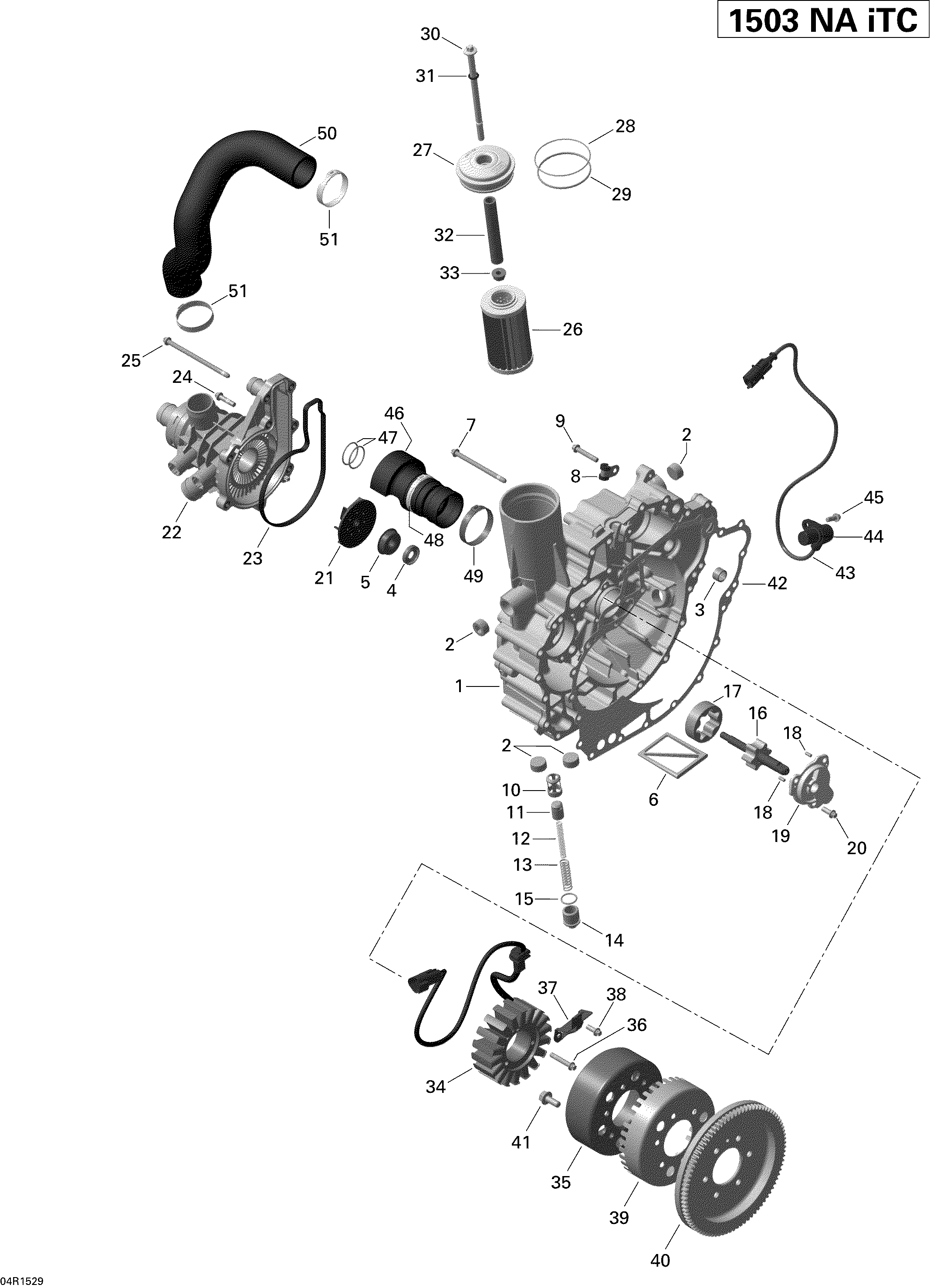 PTO Cover And Magneto