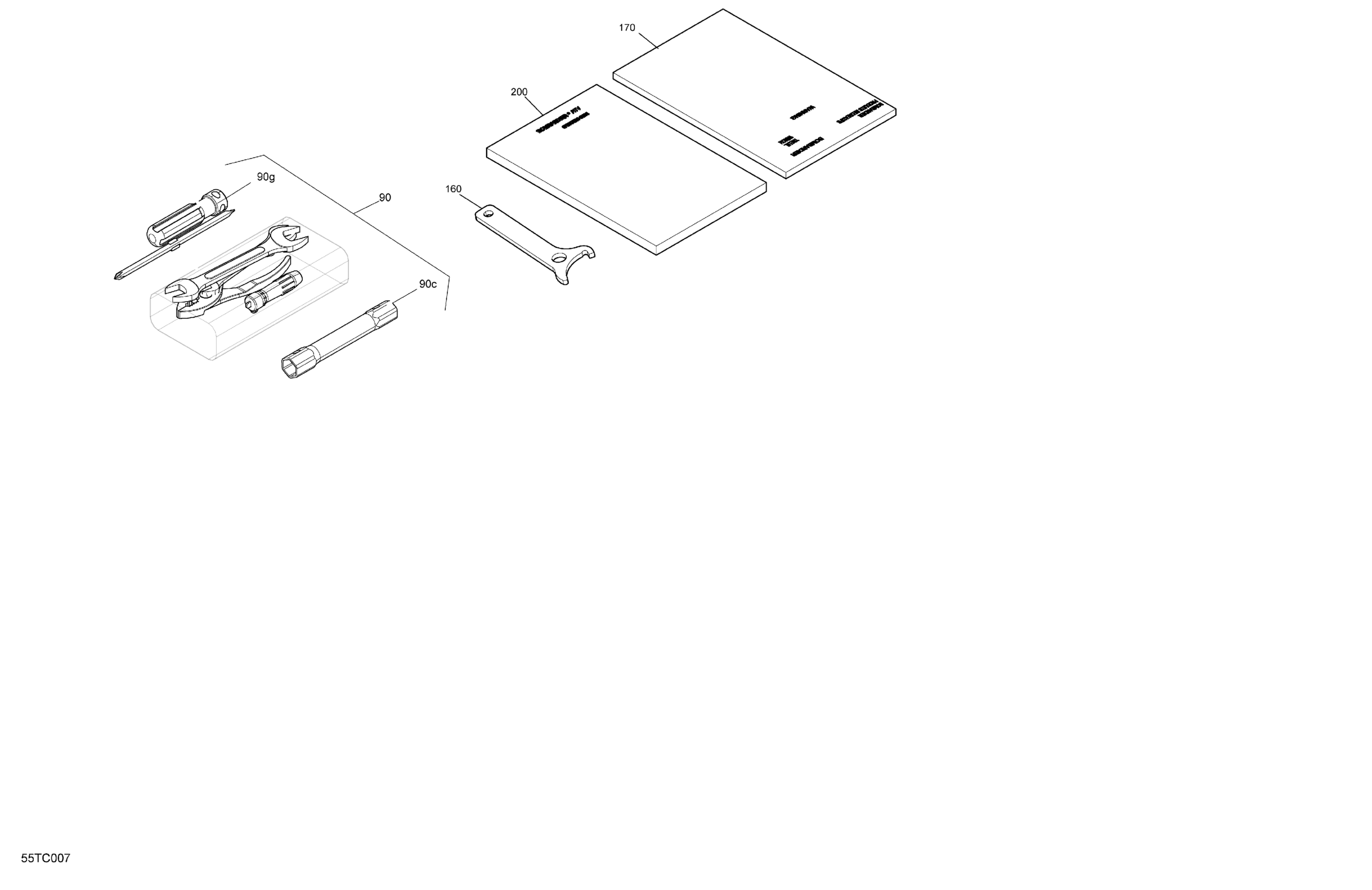 Body - Front Storage Tray