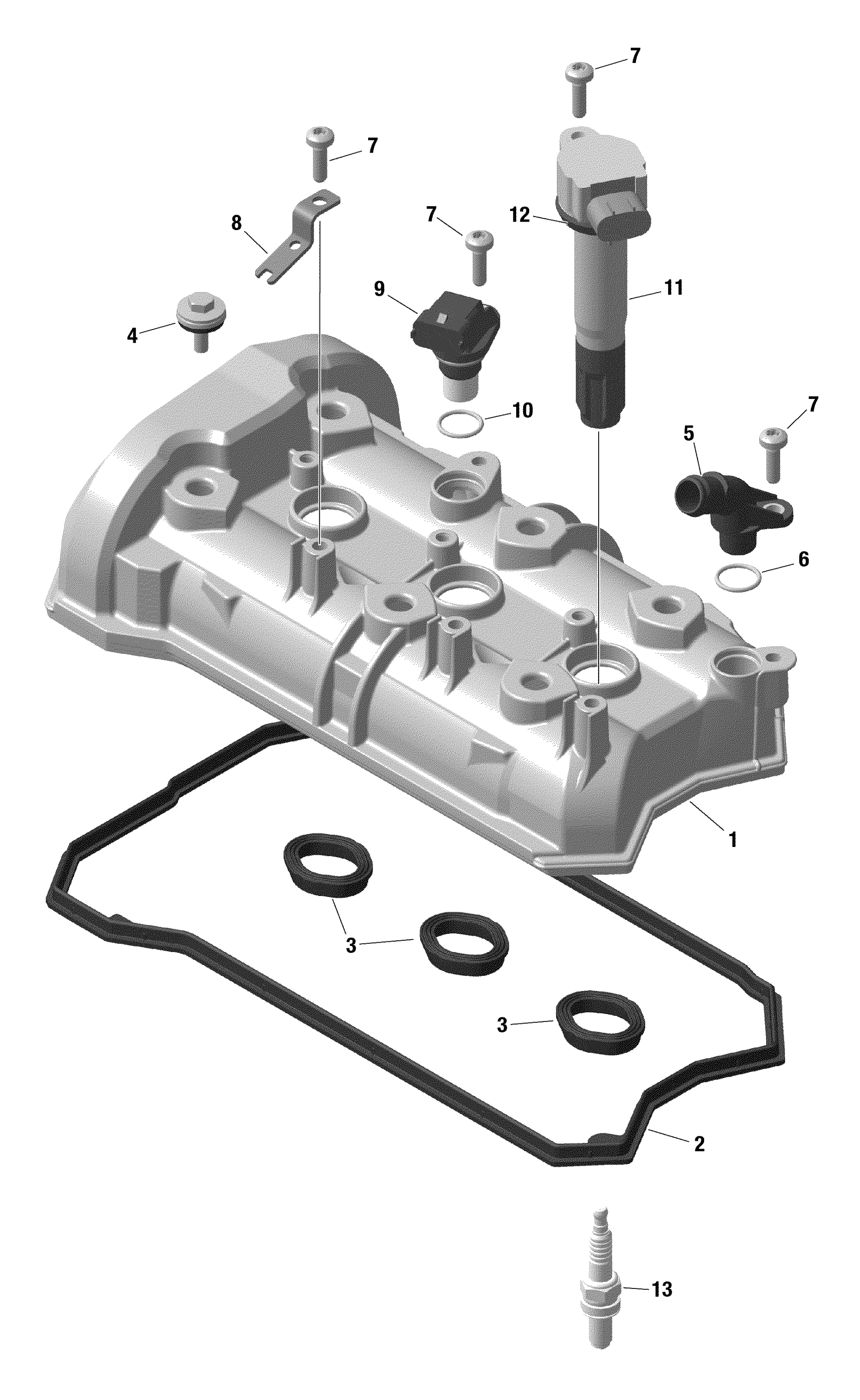 Rotax - Valve Cover / Built from Nov 6