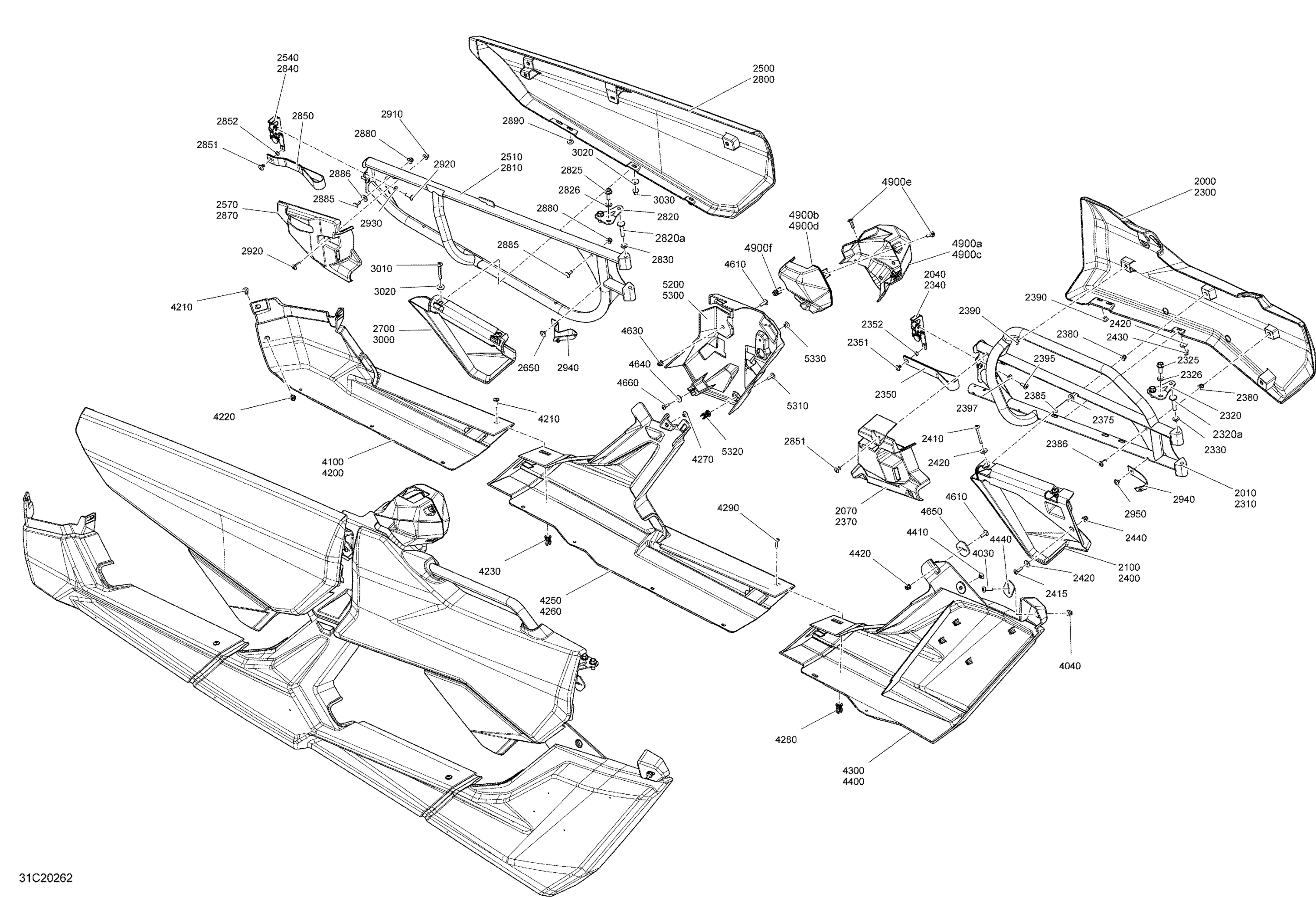 Body - Door Section - White