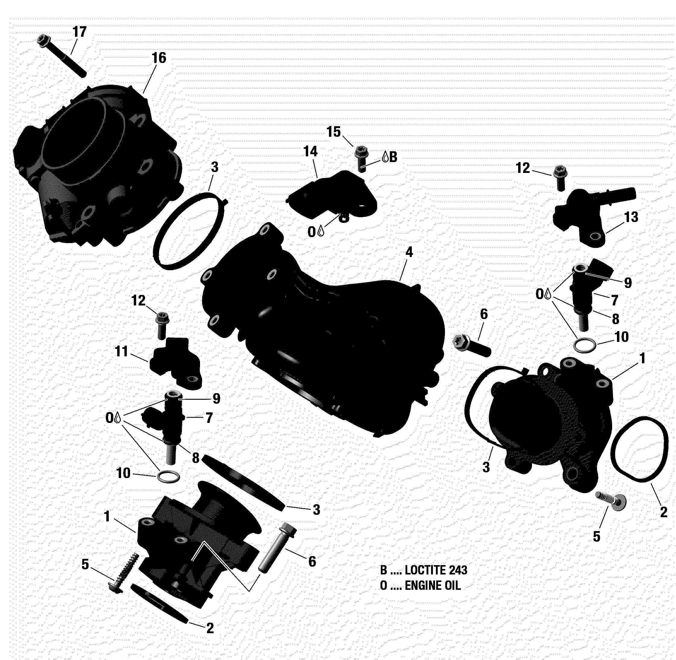 Air Intake Manifold And Throttle Body