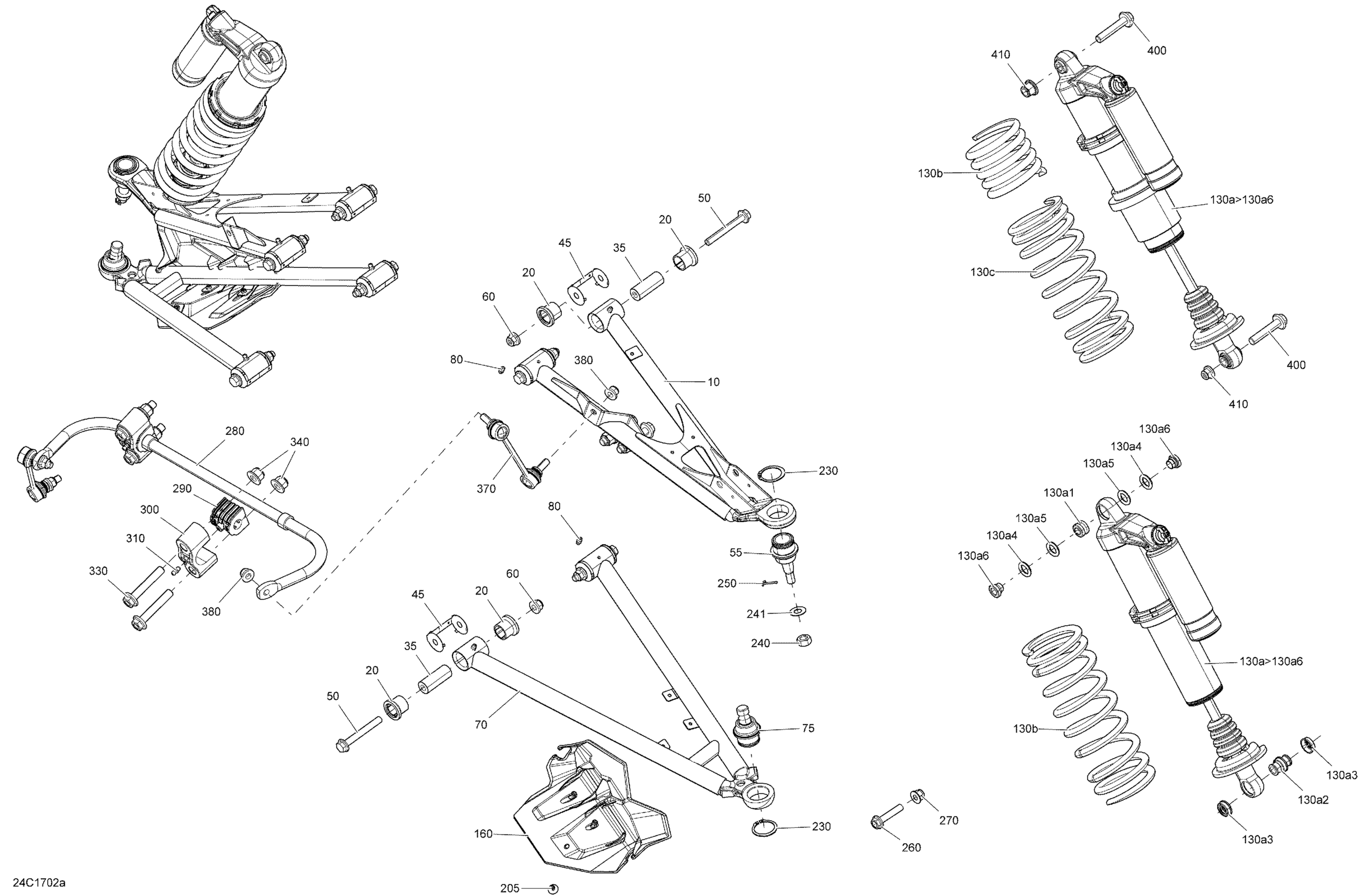 Схема узла: Front Suspension - All Models