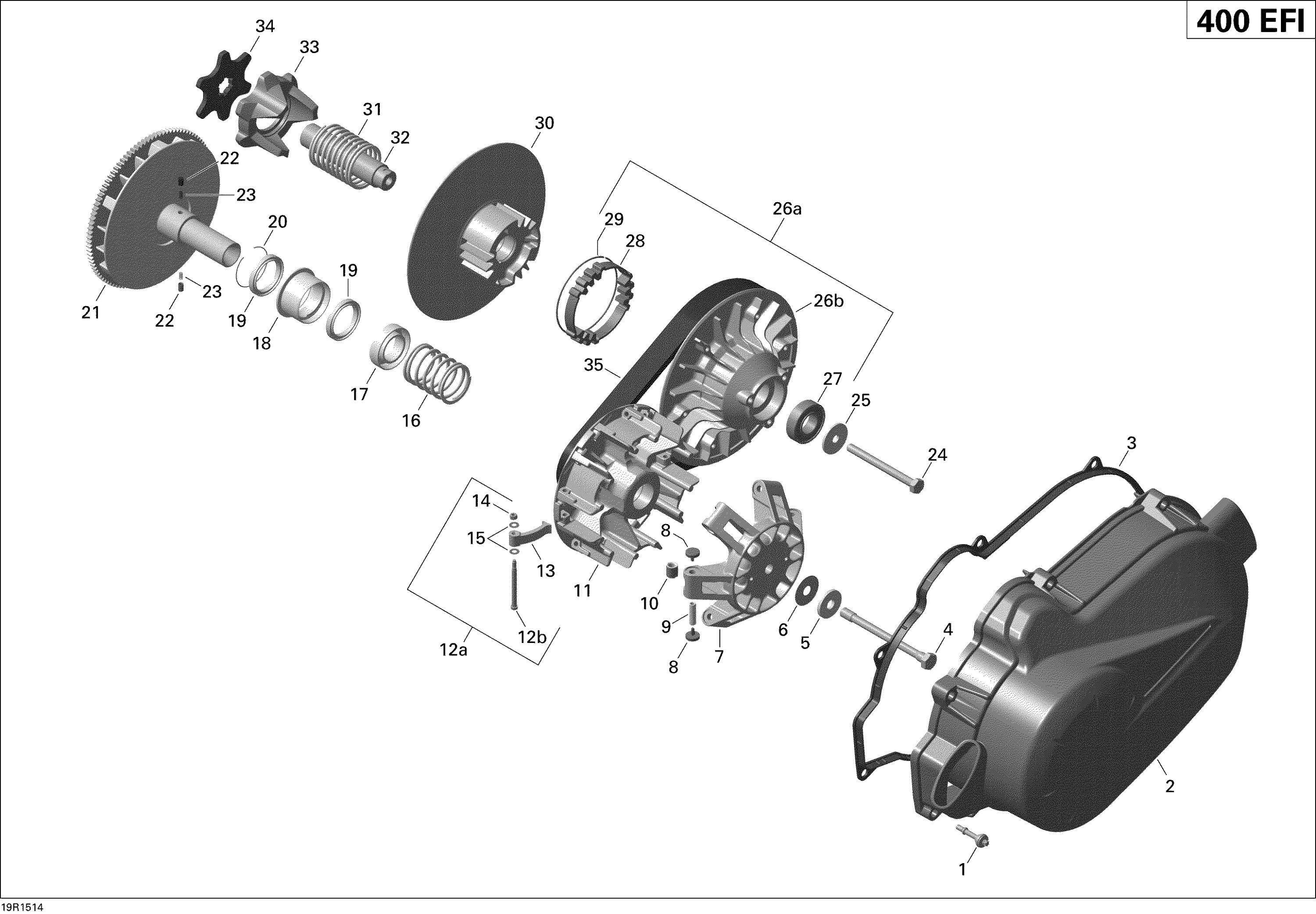 Схема узла: Transmission _19R1514