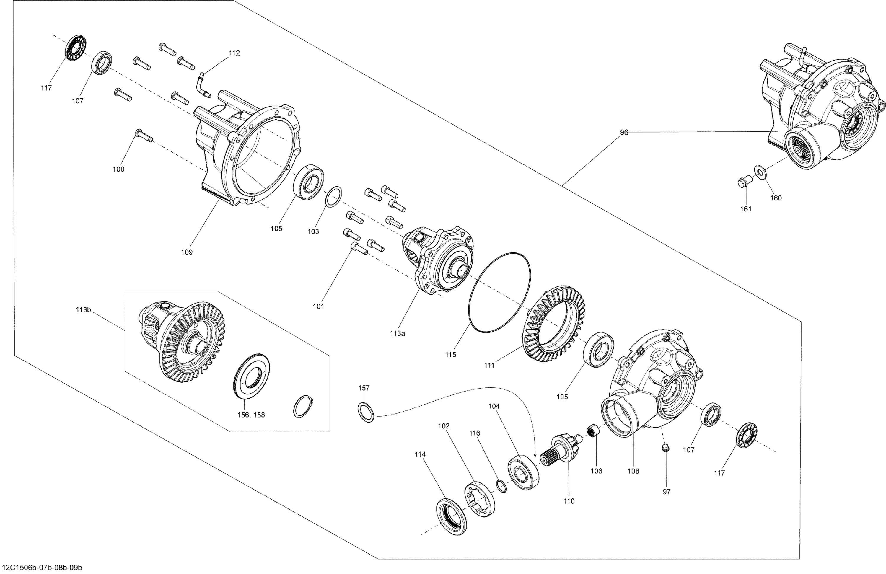 Drive System, Front _Differential_12C1508b