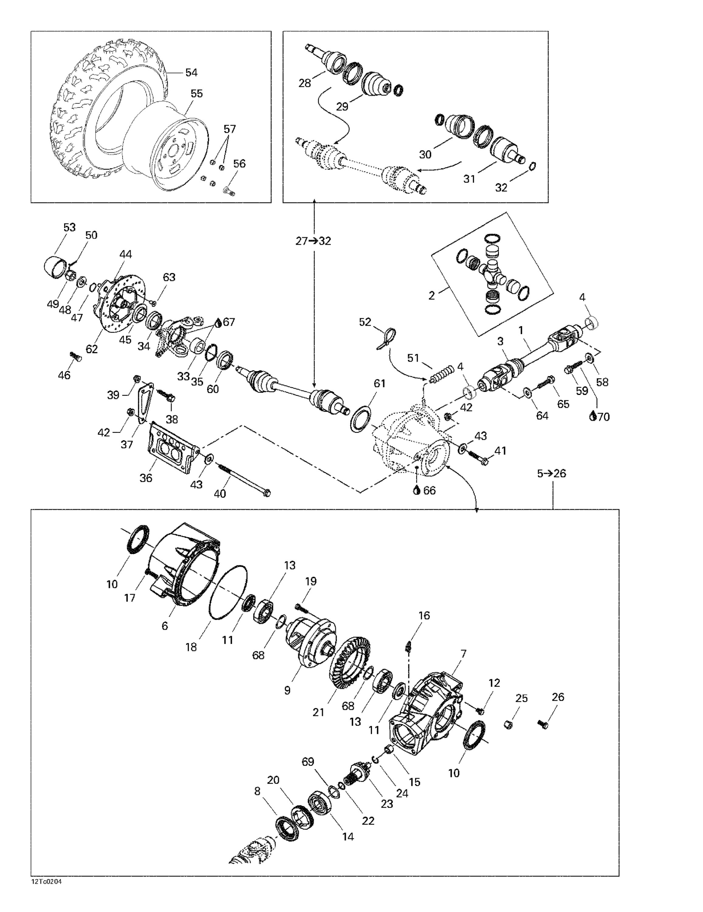 Drive System, Front