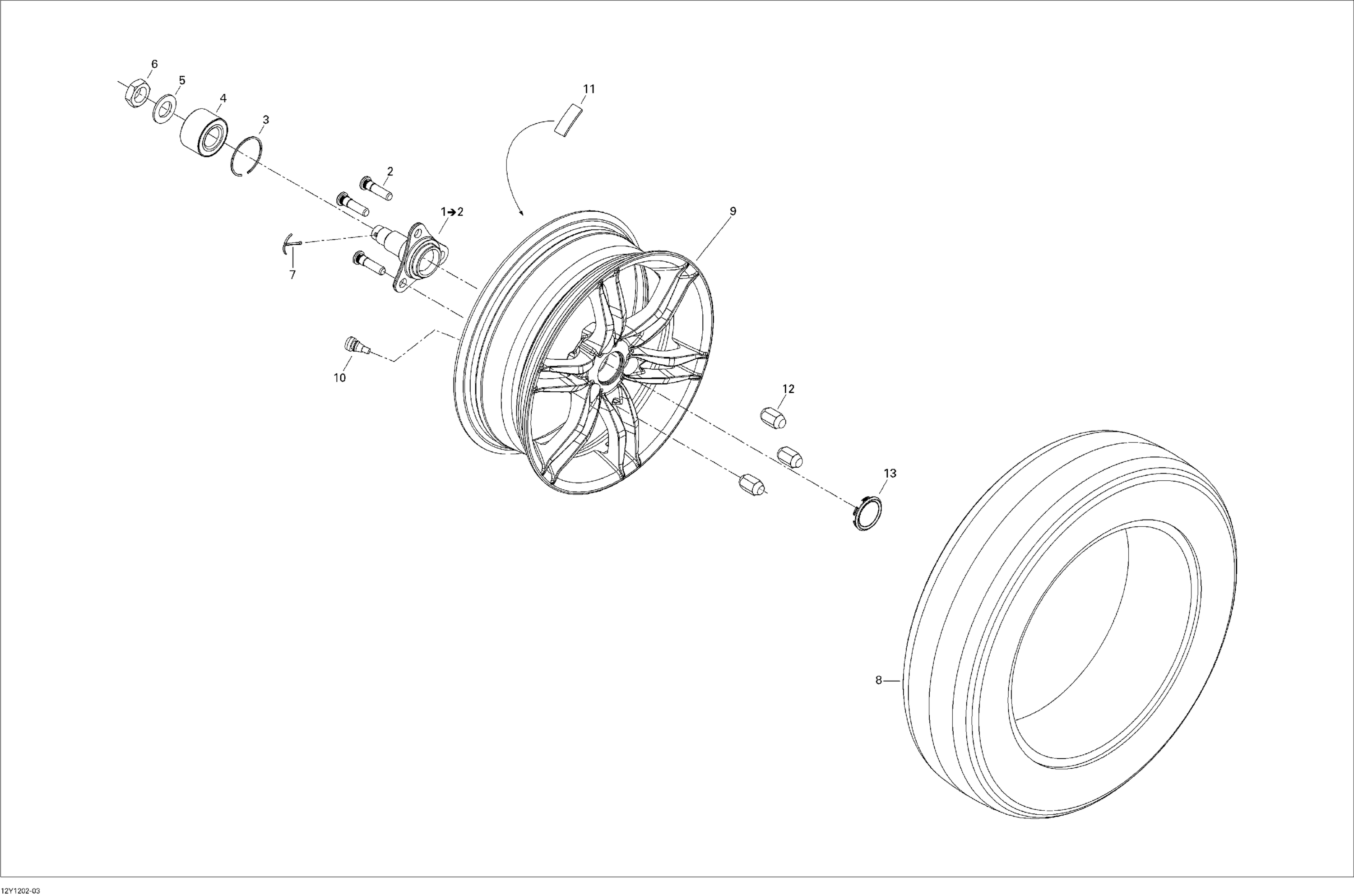 Схема узла: Drive System, Front