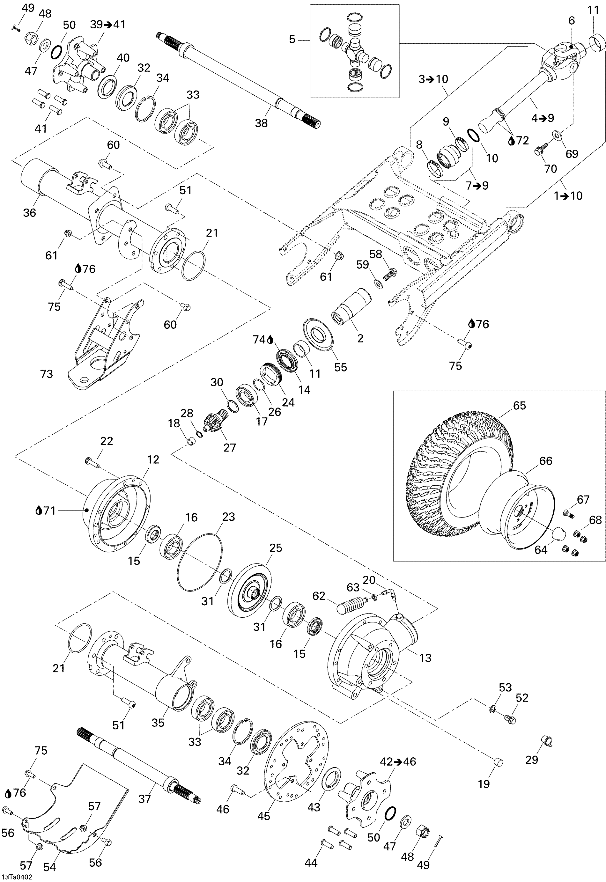 Drive System, Rear