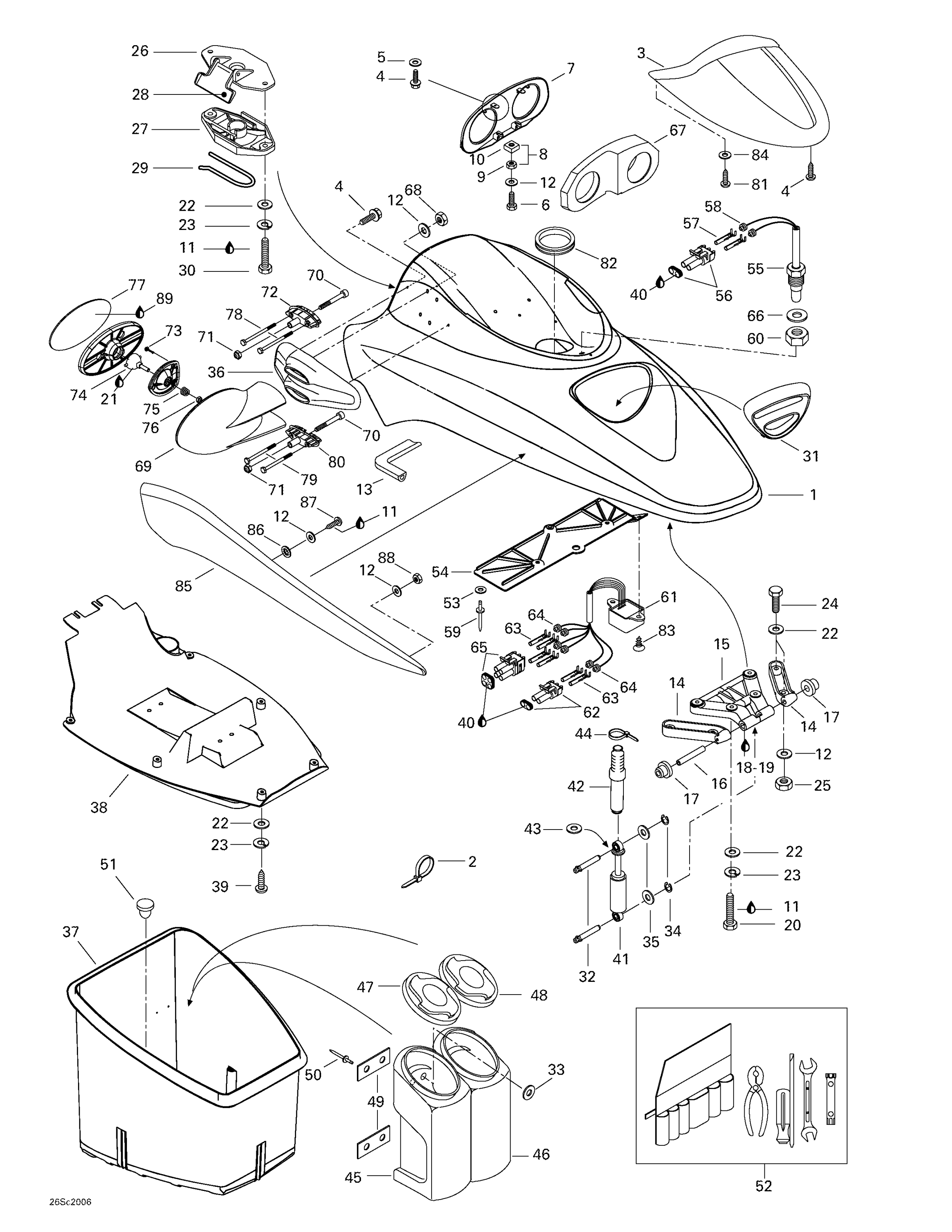 Front Storage Compartment