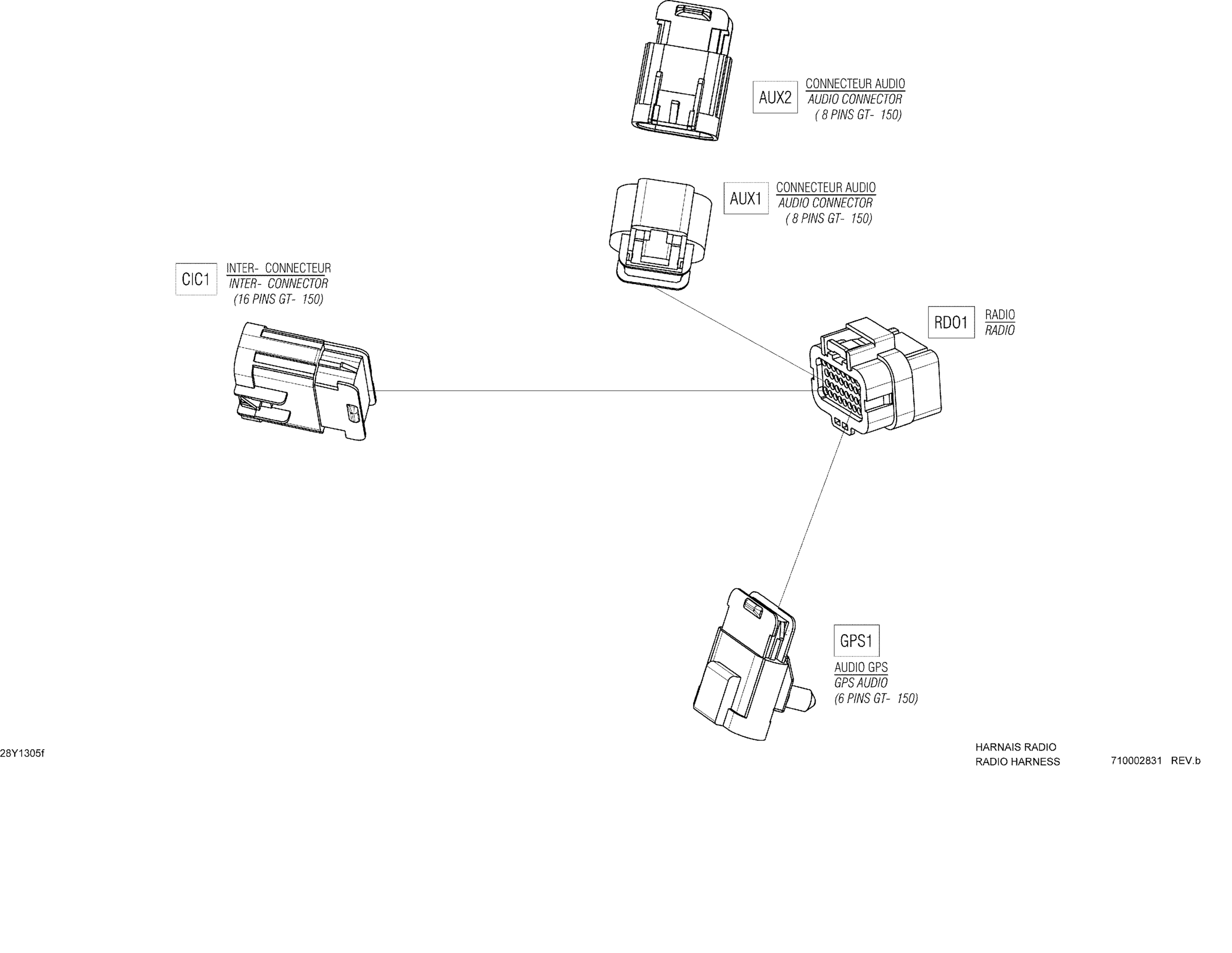 Electrical Harness Radio