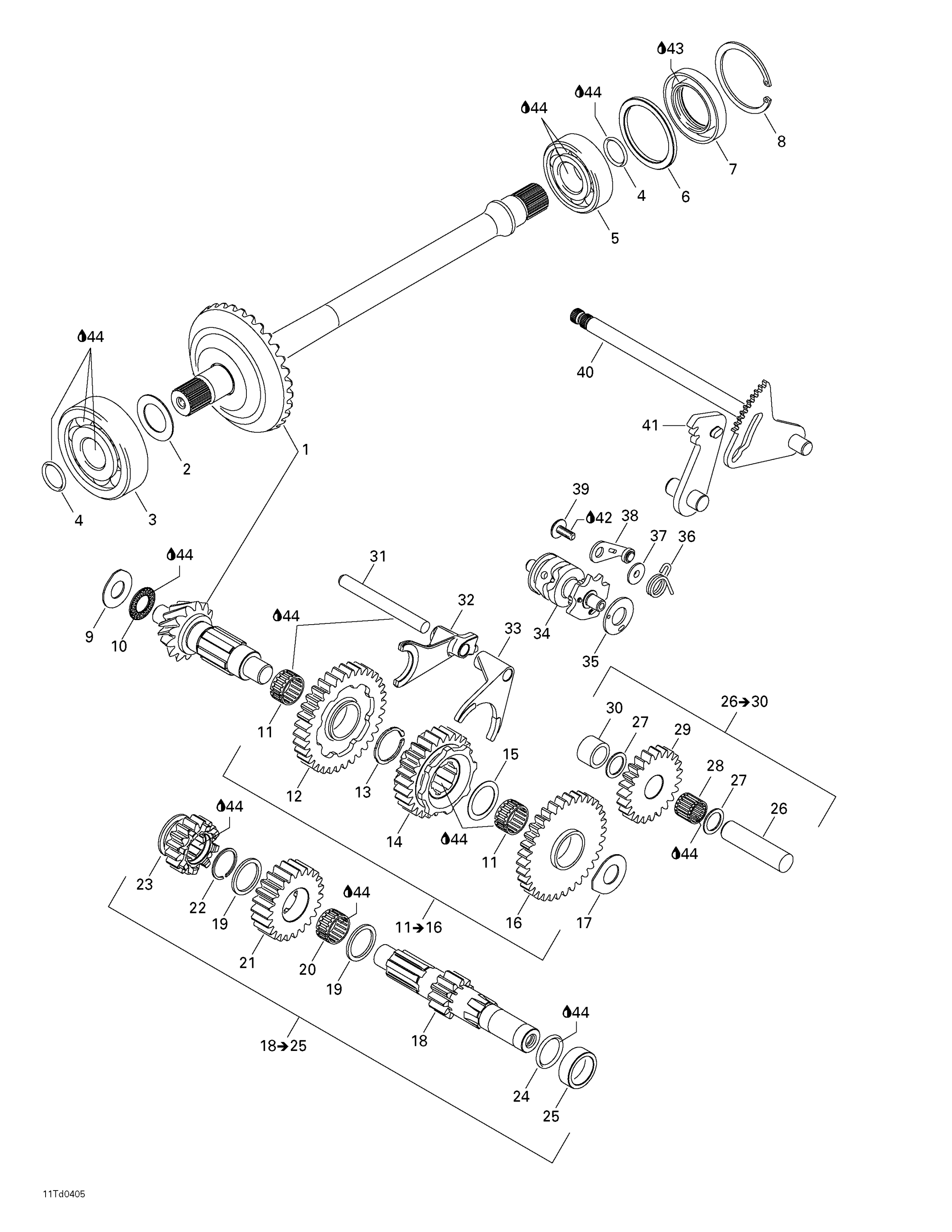 Схема узла: Gear Shift