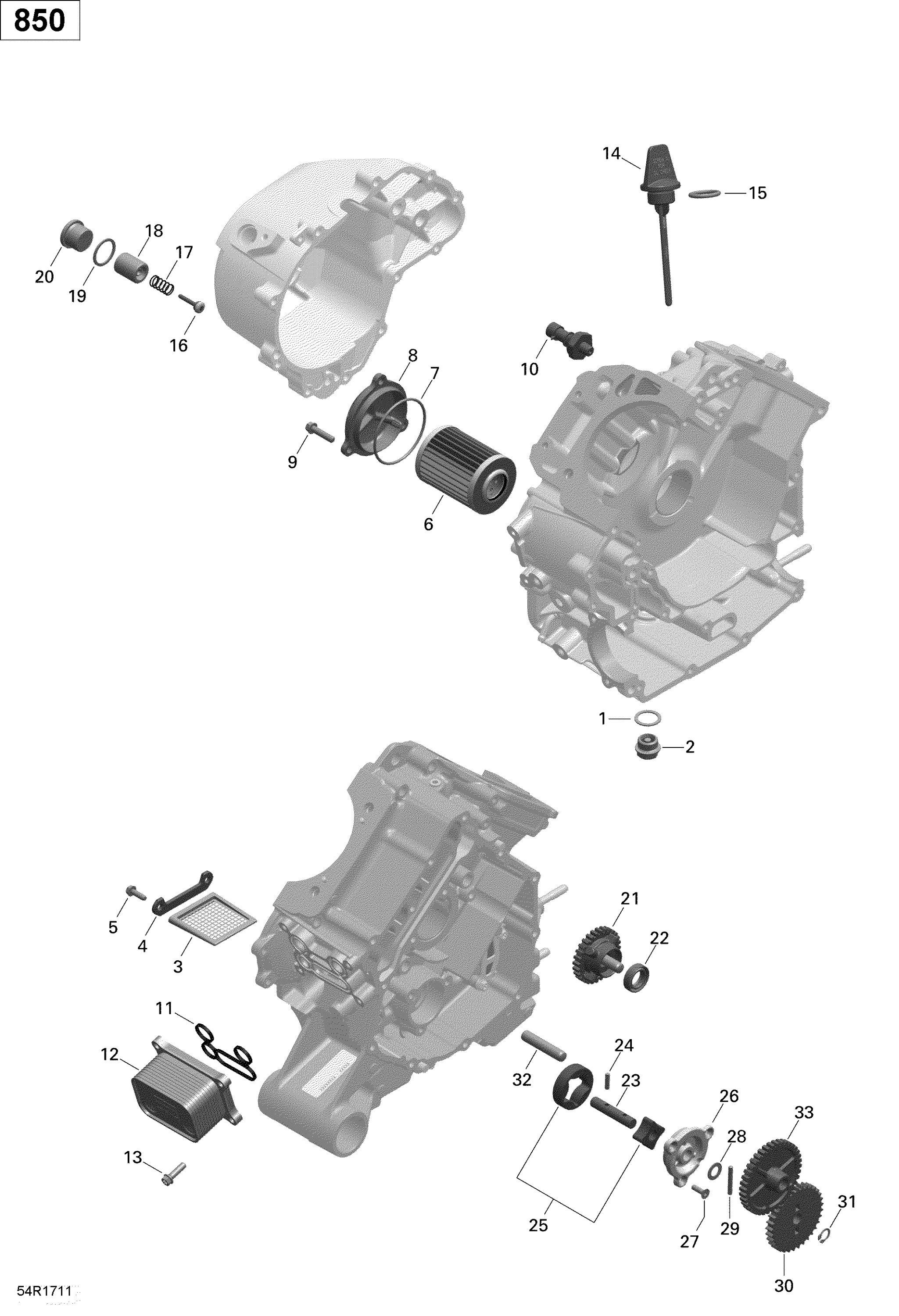 Rotax - Engine Lubrication - 850 EFI