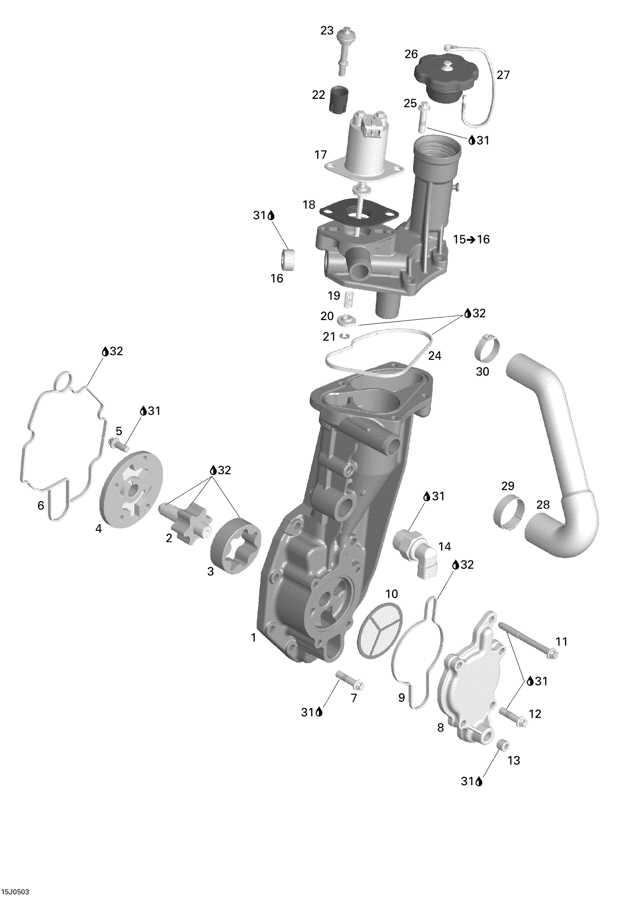 Схема узла: Oil Separator