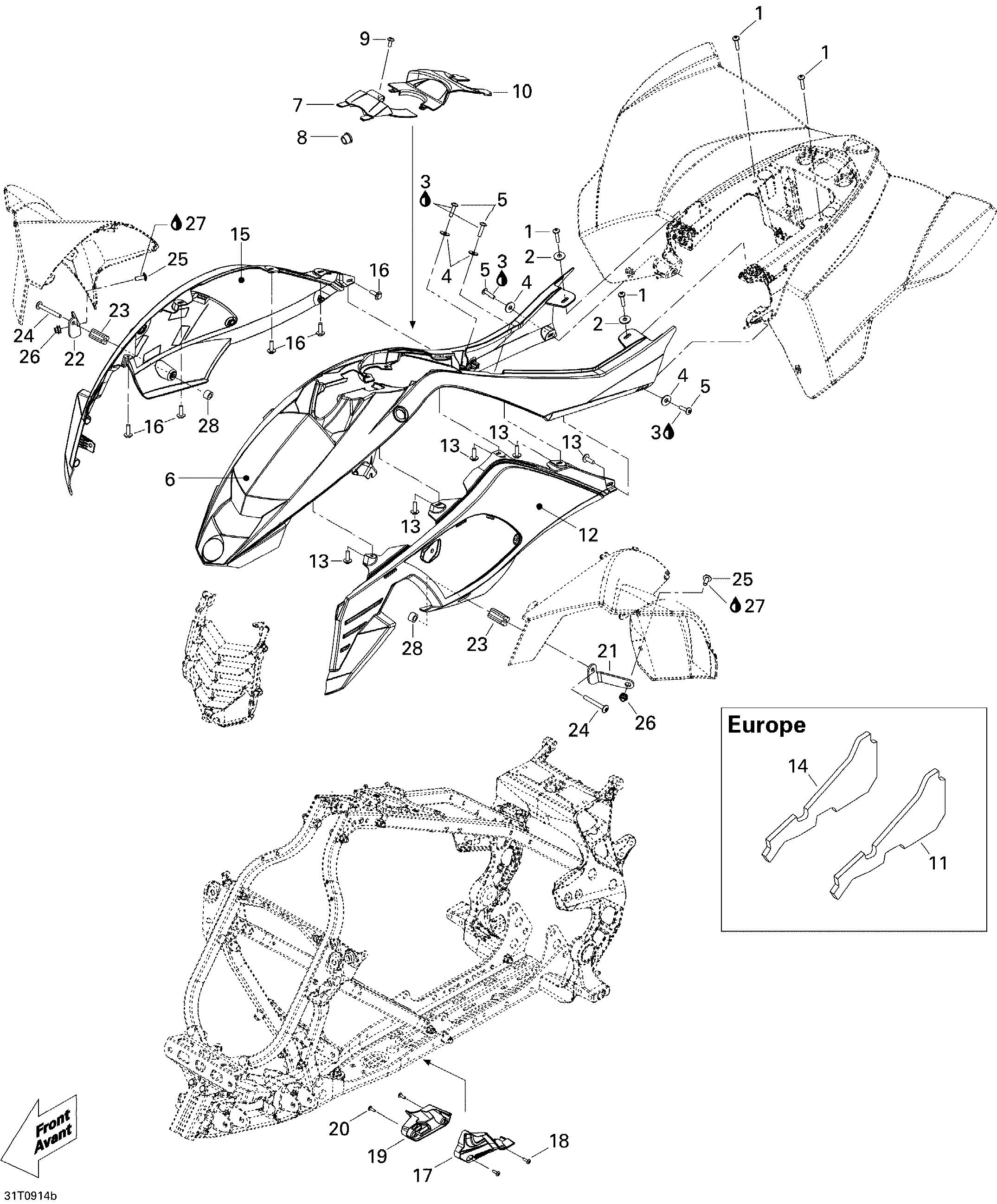 Body And Accessories, Front View