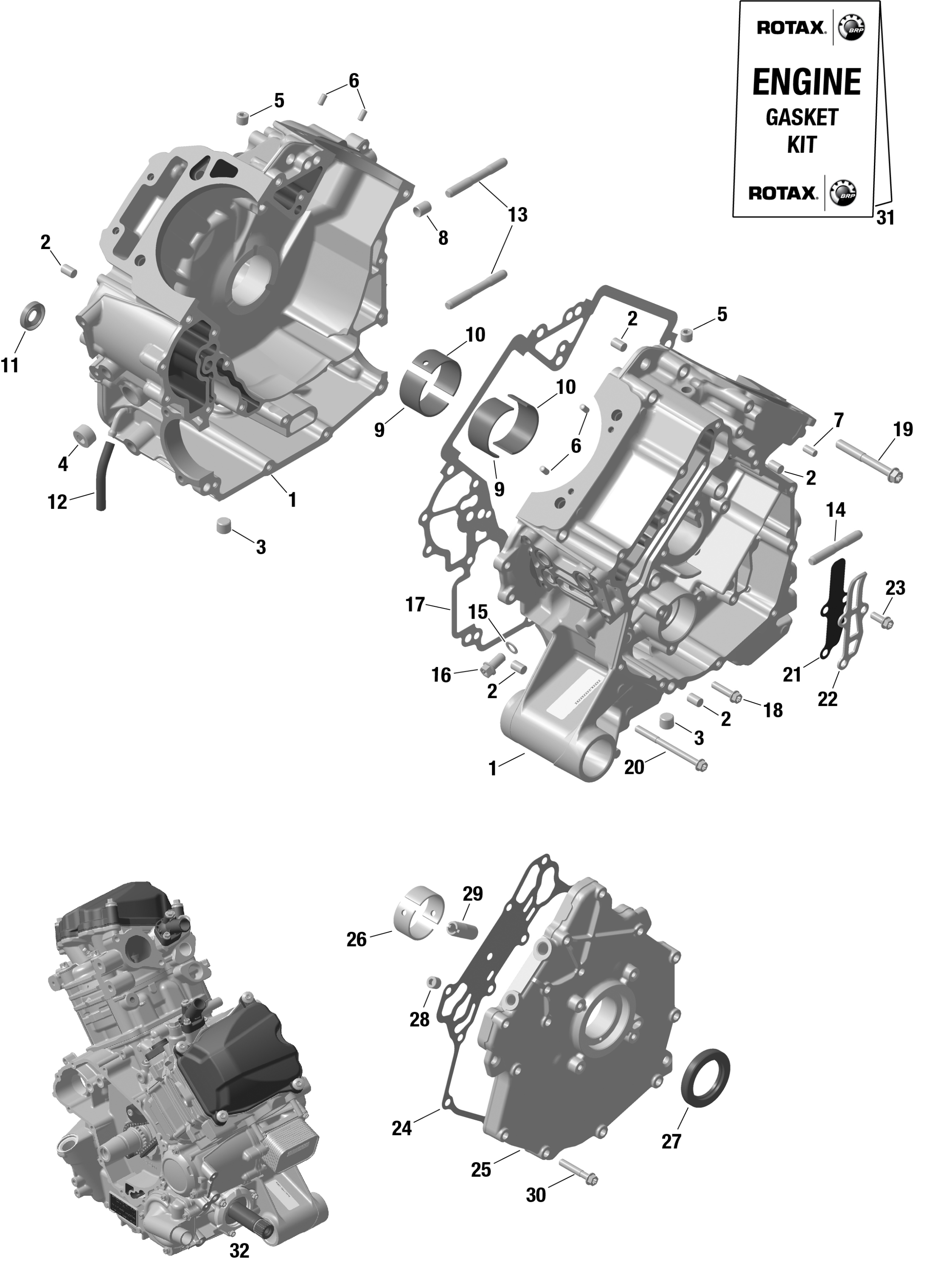 ROTAX - Crankcase