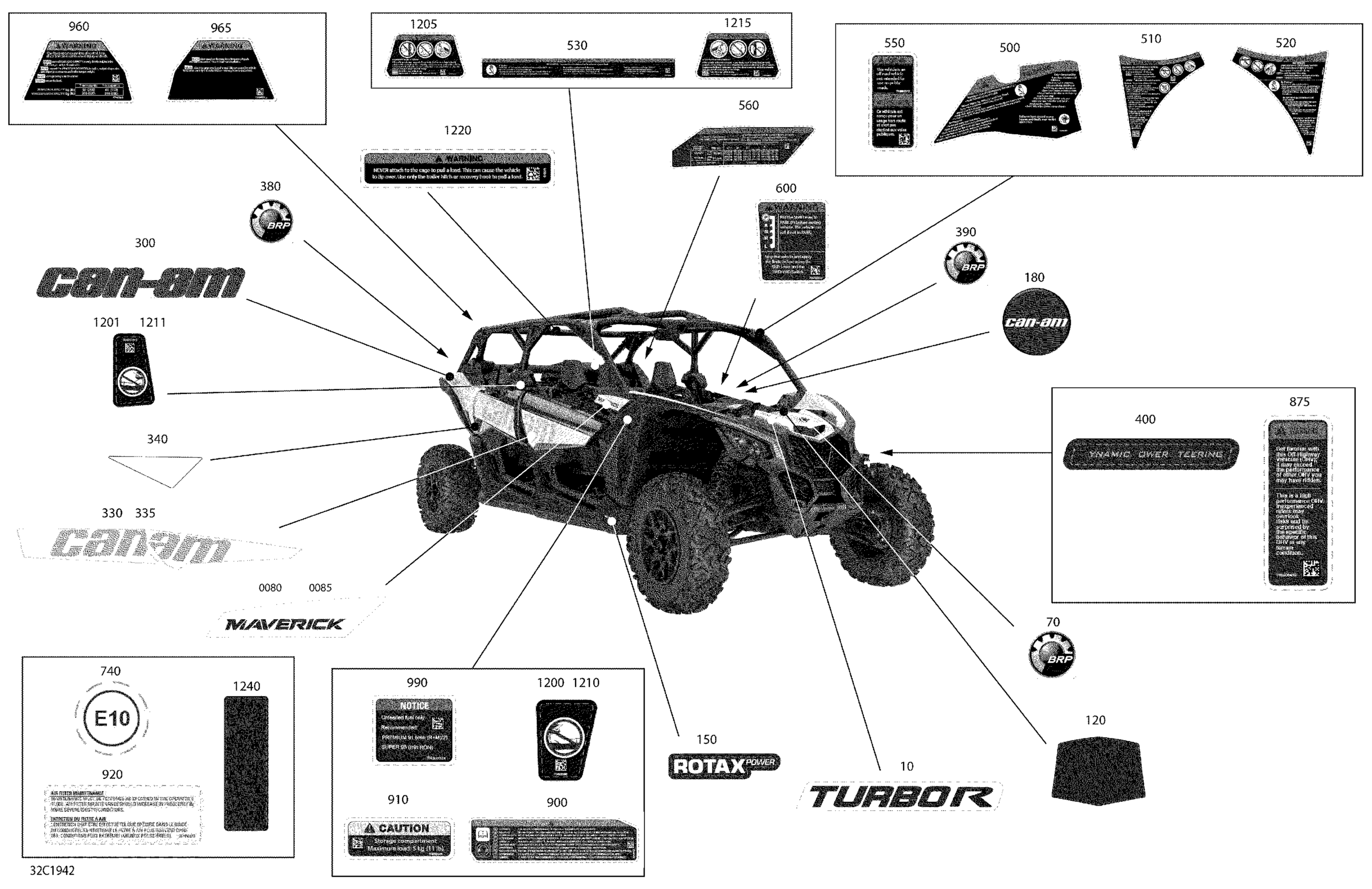 Схема узла: Decals Turbo - Package STD