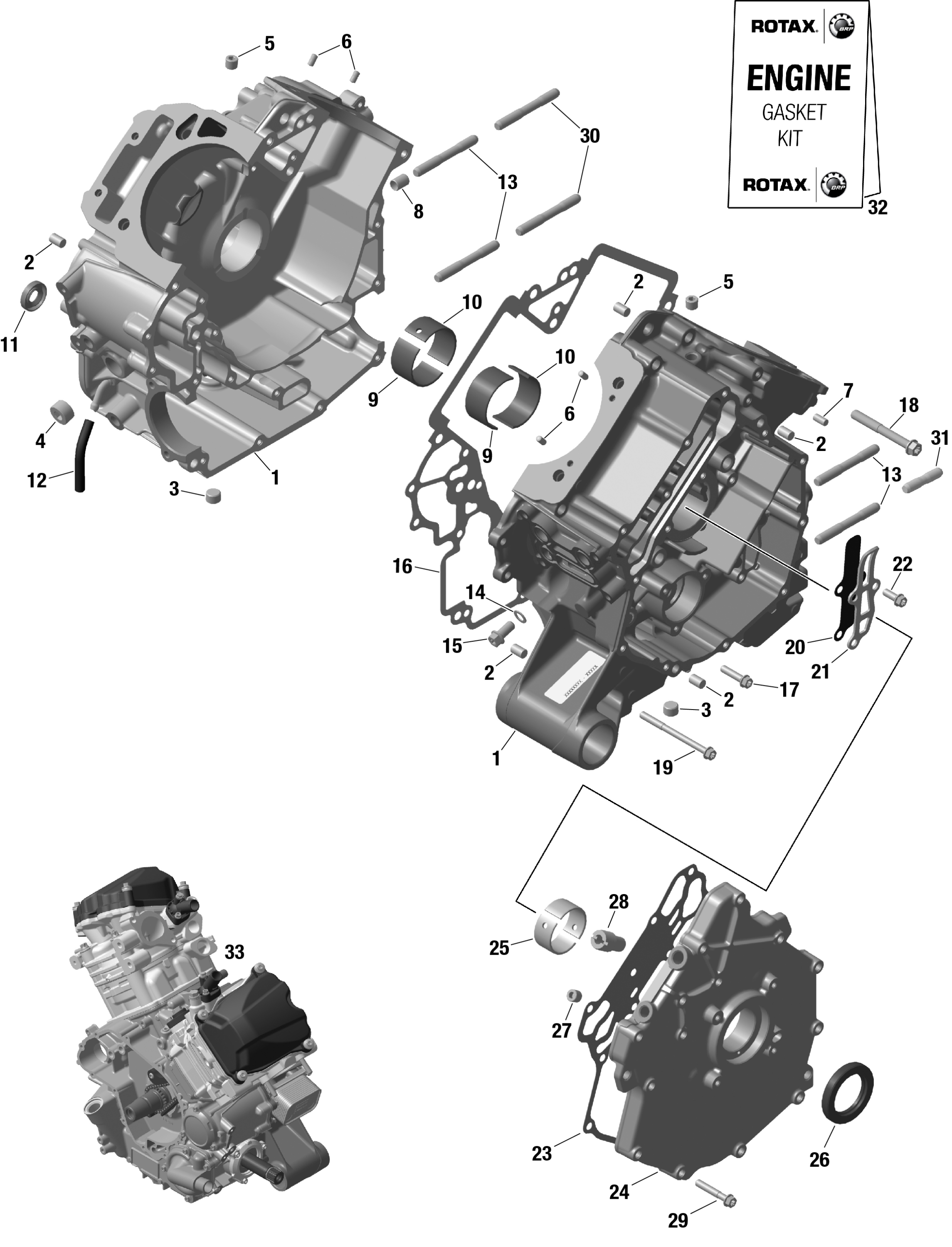 ROTAX - Crankcase