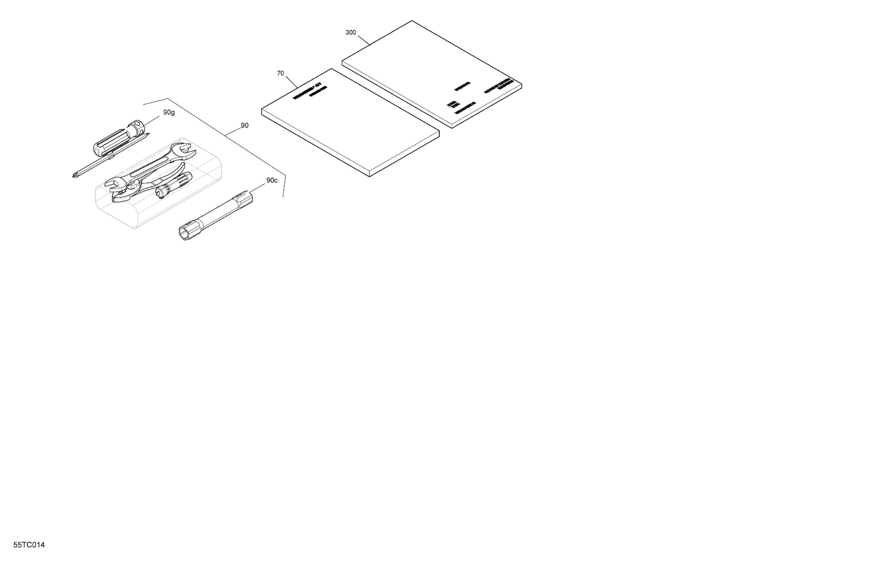 Схема узла: Body - Front Storage Tray