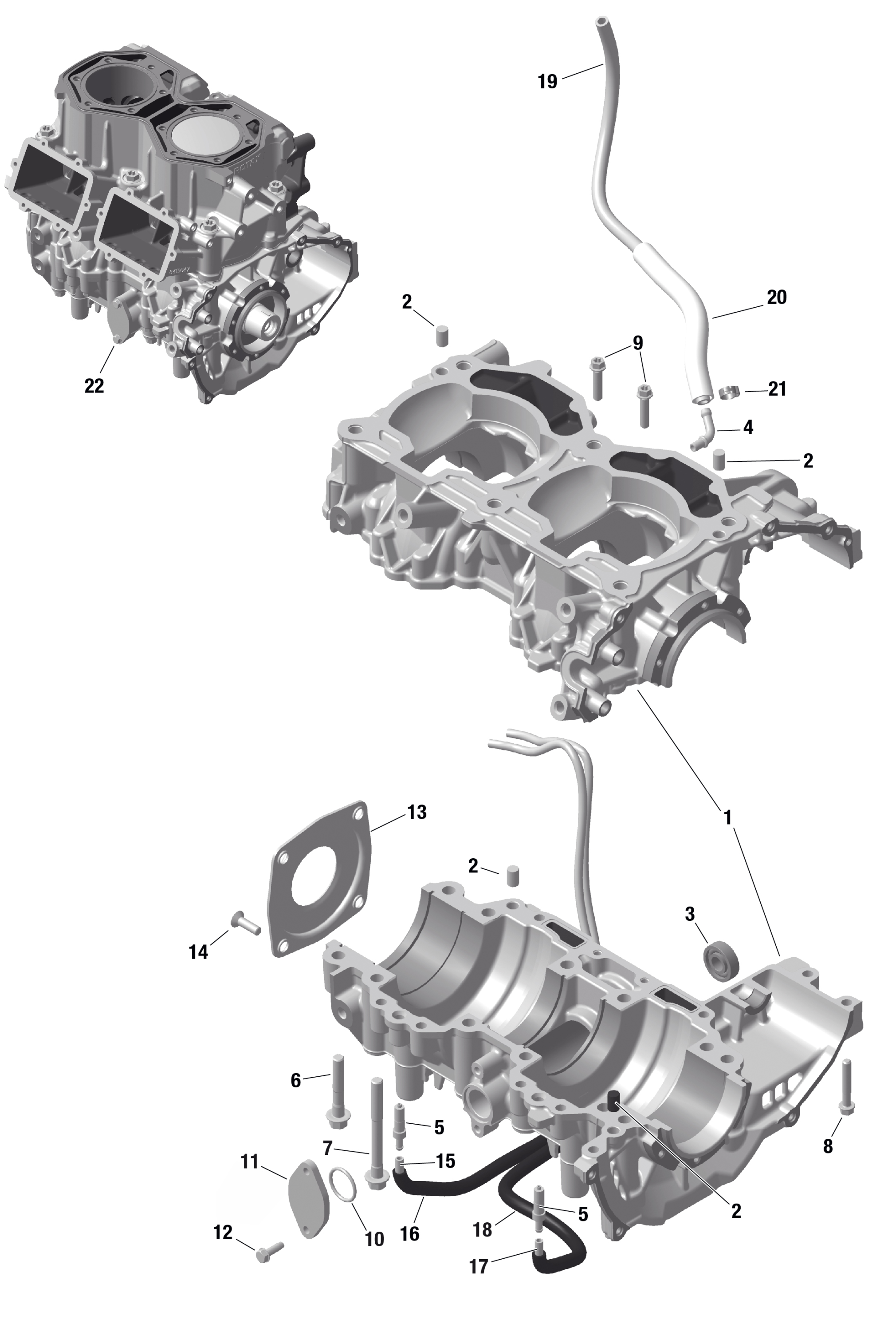 ROTAX - Crankcase