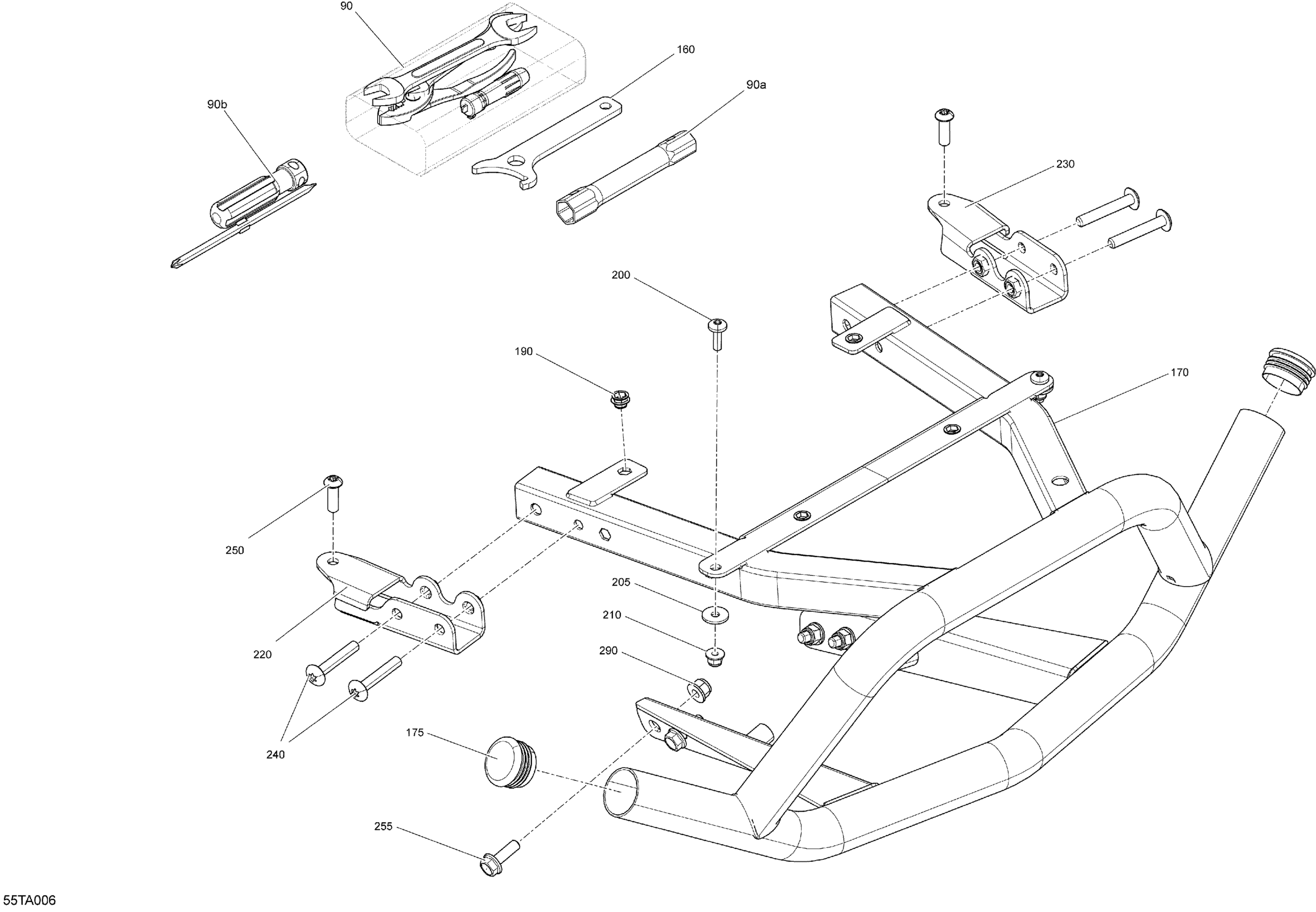 Схема узла: Body - Storage Tray