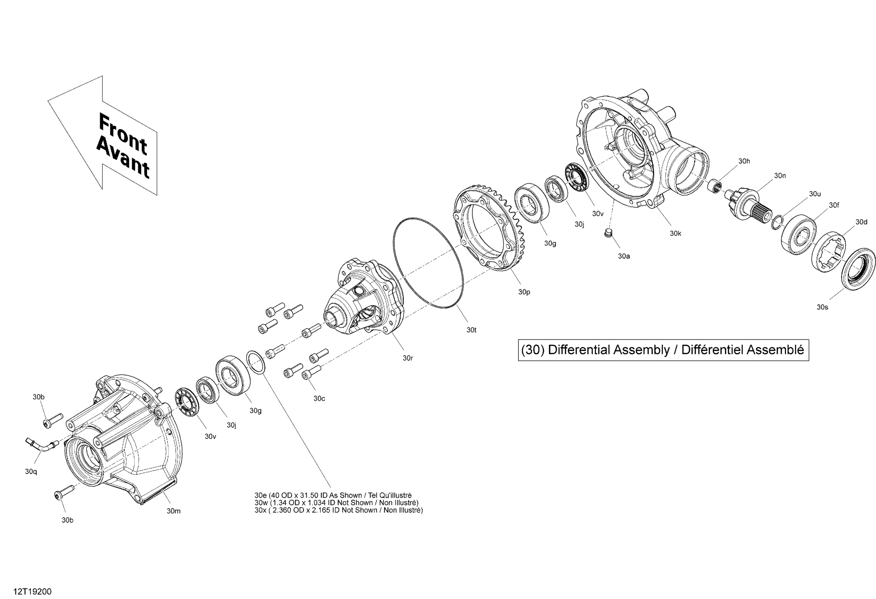 Front Drive - Differential - Outlander & Renegade - XMR