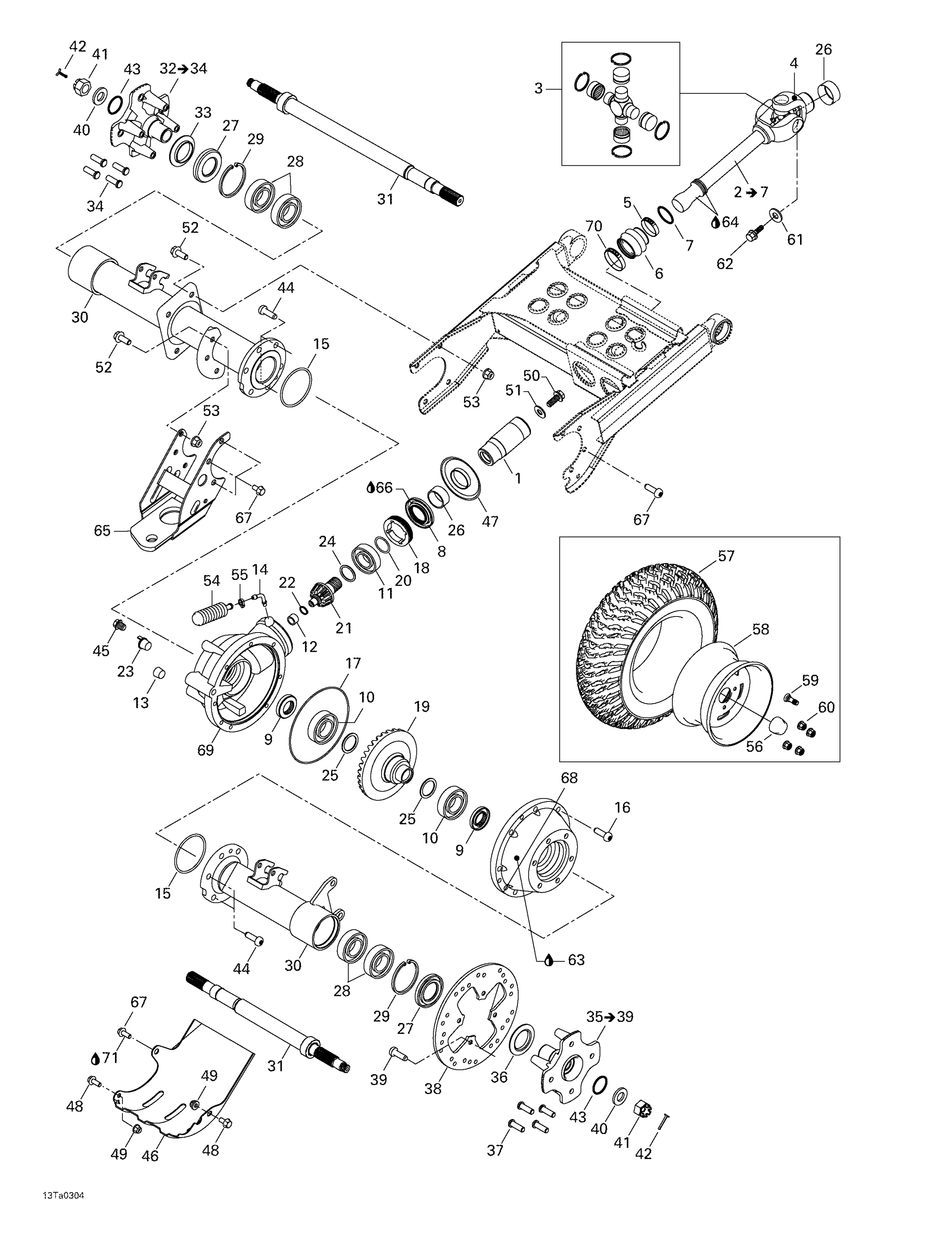 Drive System, Rear