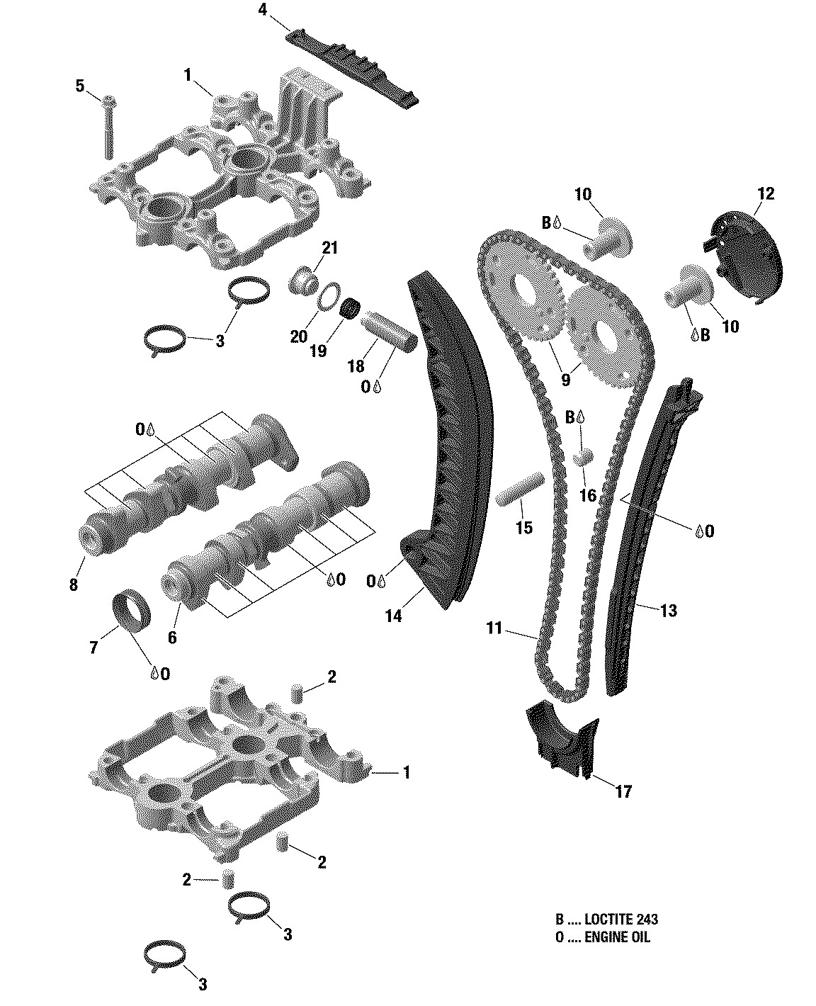 01 ROTAX - Engine - Valve Train - 600 ACE