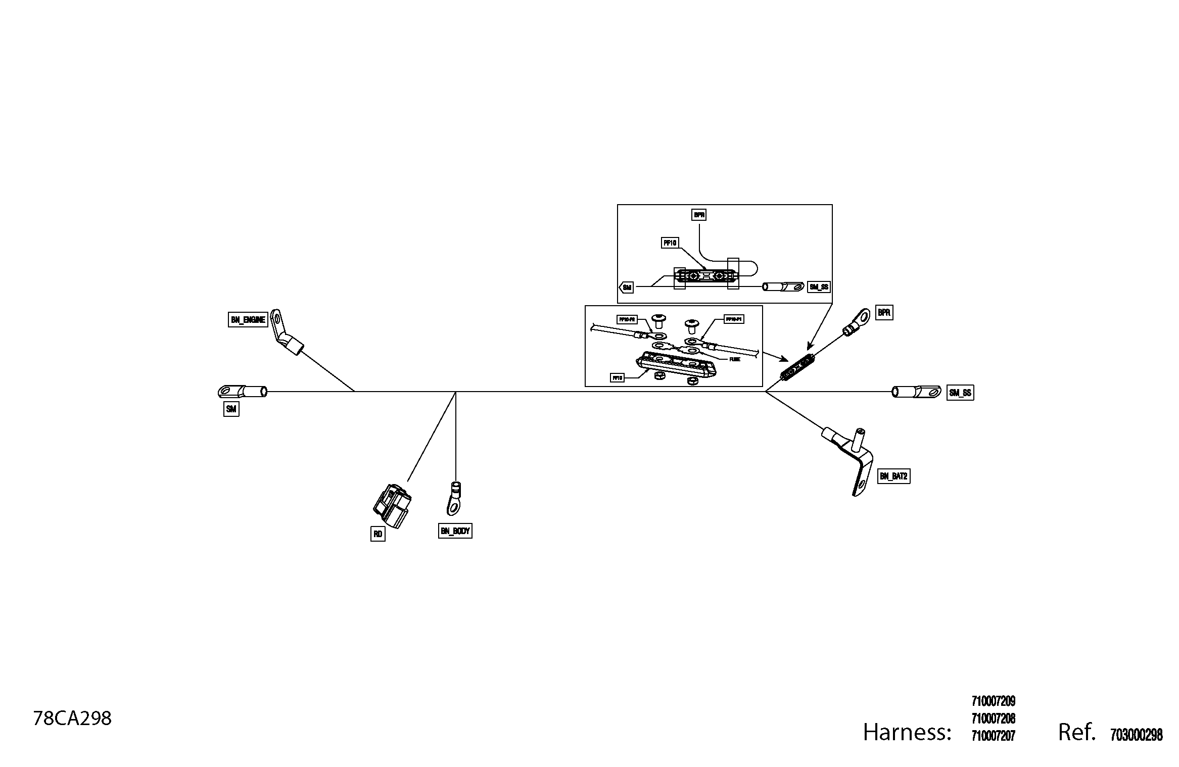 Electric - Wiring Harness Starter