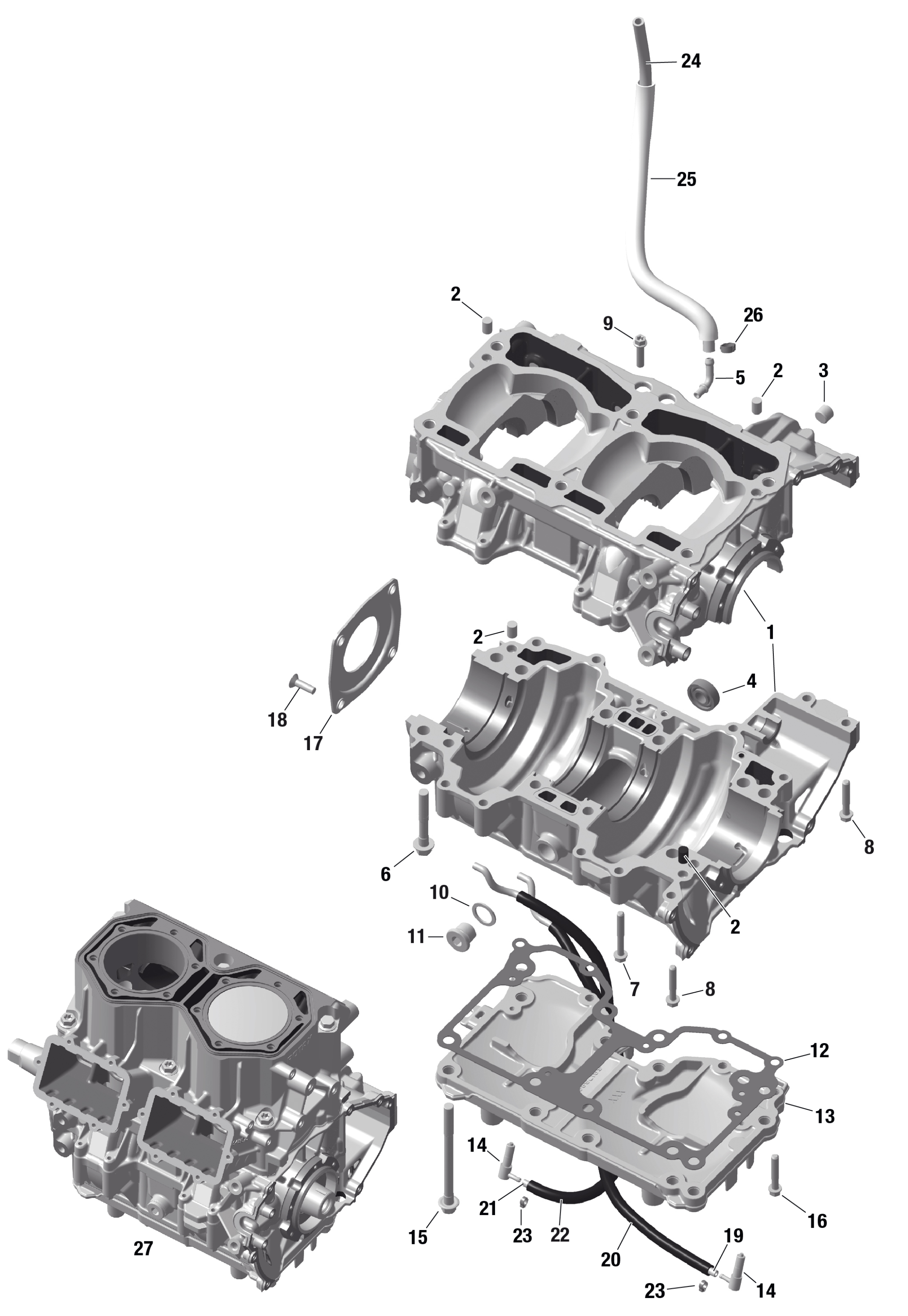 ROTAX - Crankcase