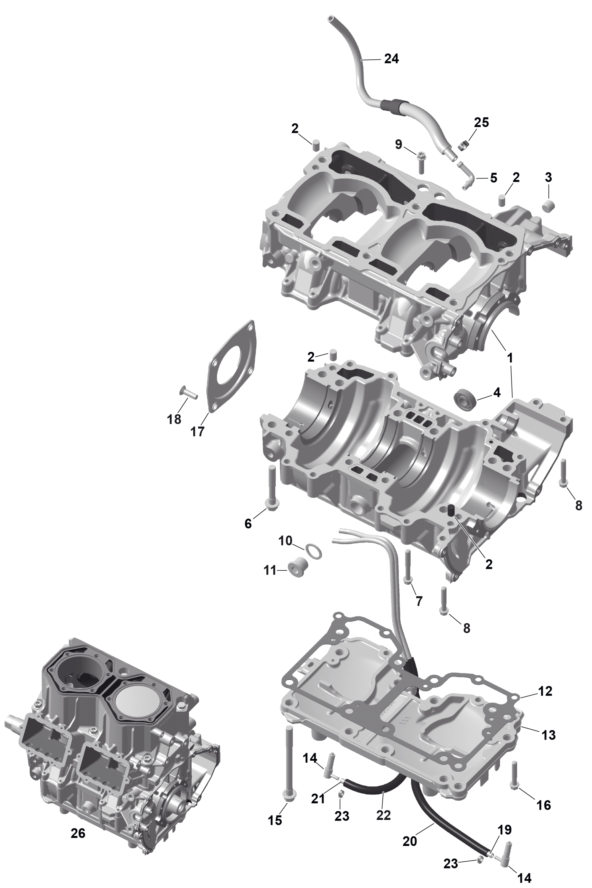 ROTAX - Crankcase