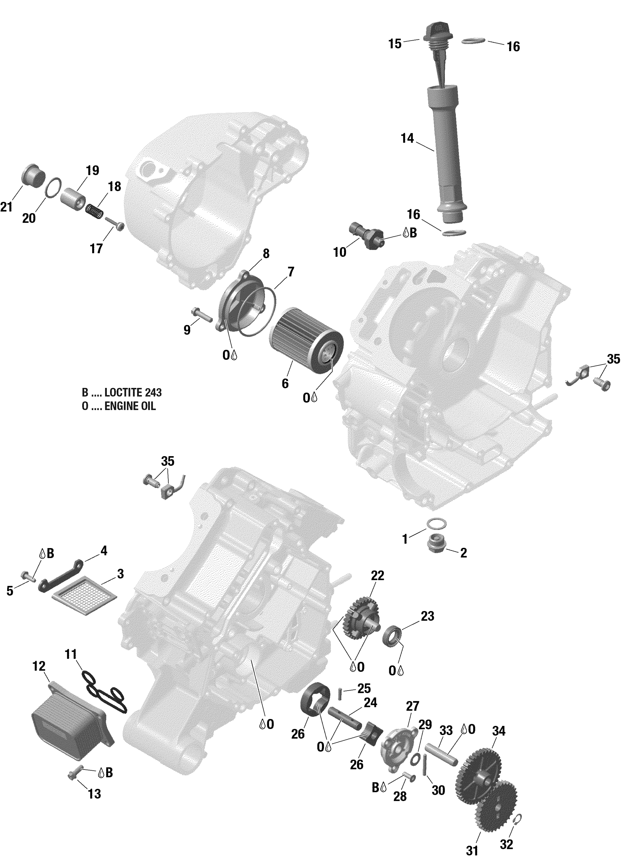 Engine Lubrication -  1010R