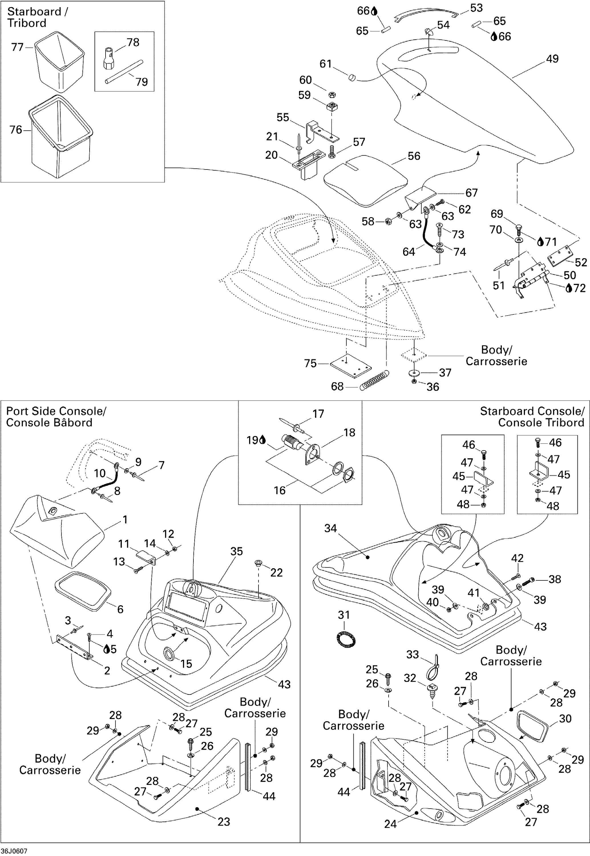 Front Console And Glove Box SPEED