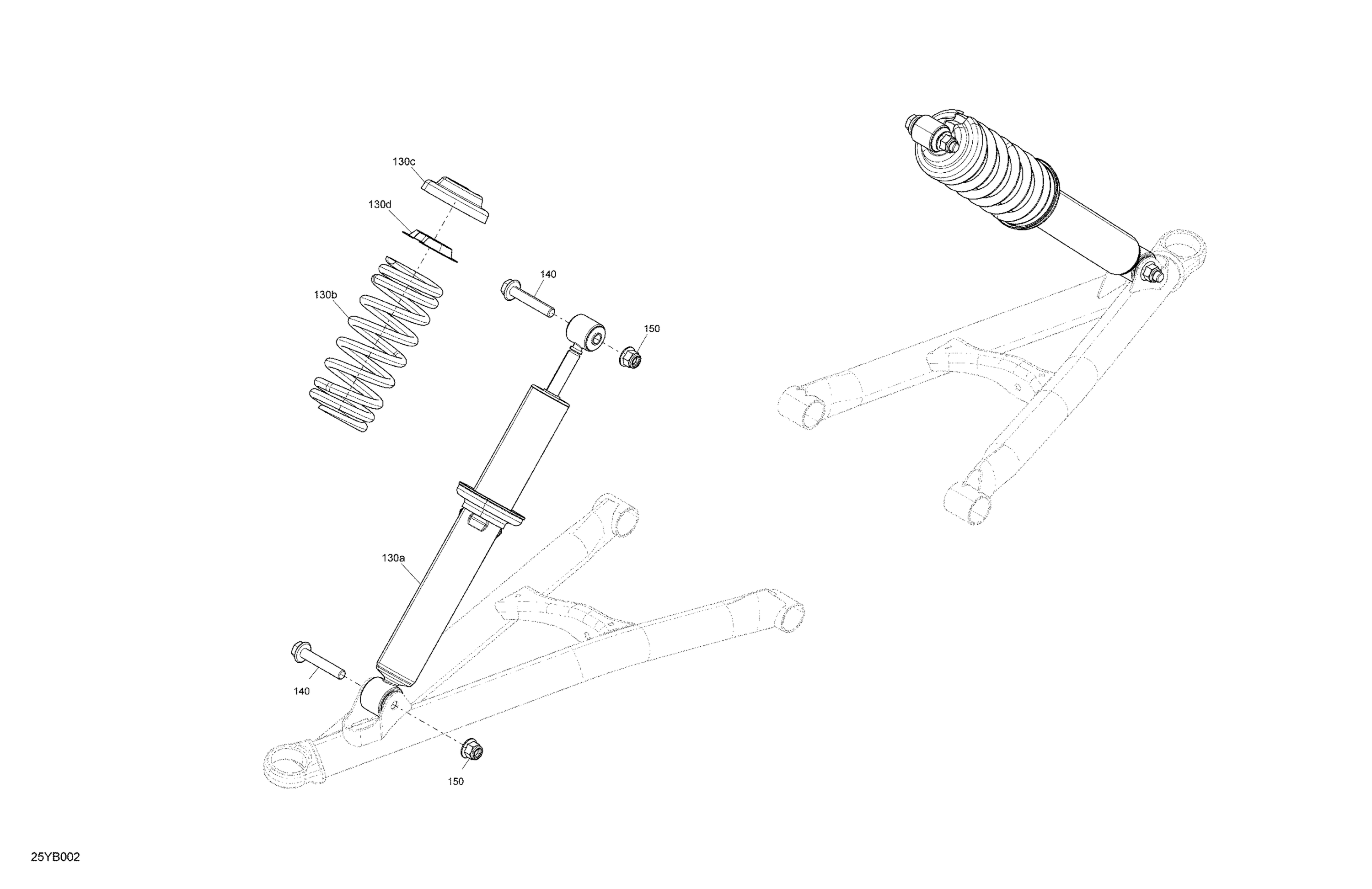 Схема узла: Suspension - Front Shocks