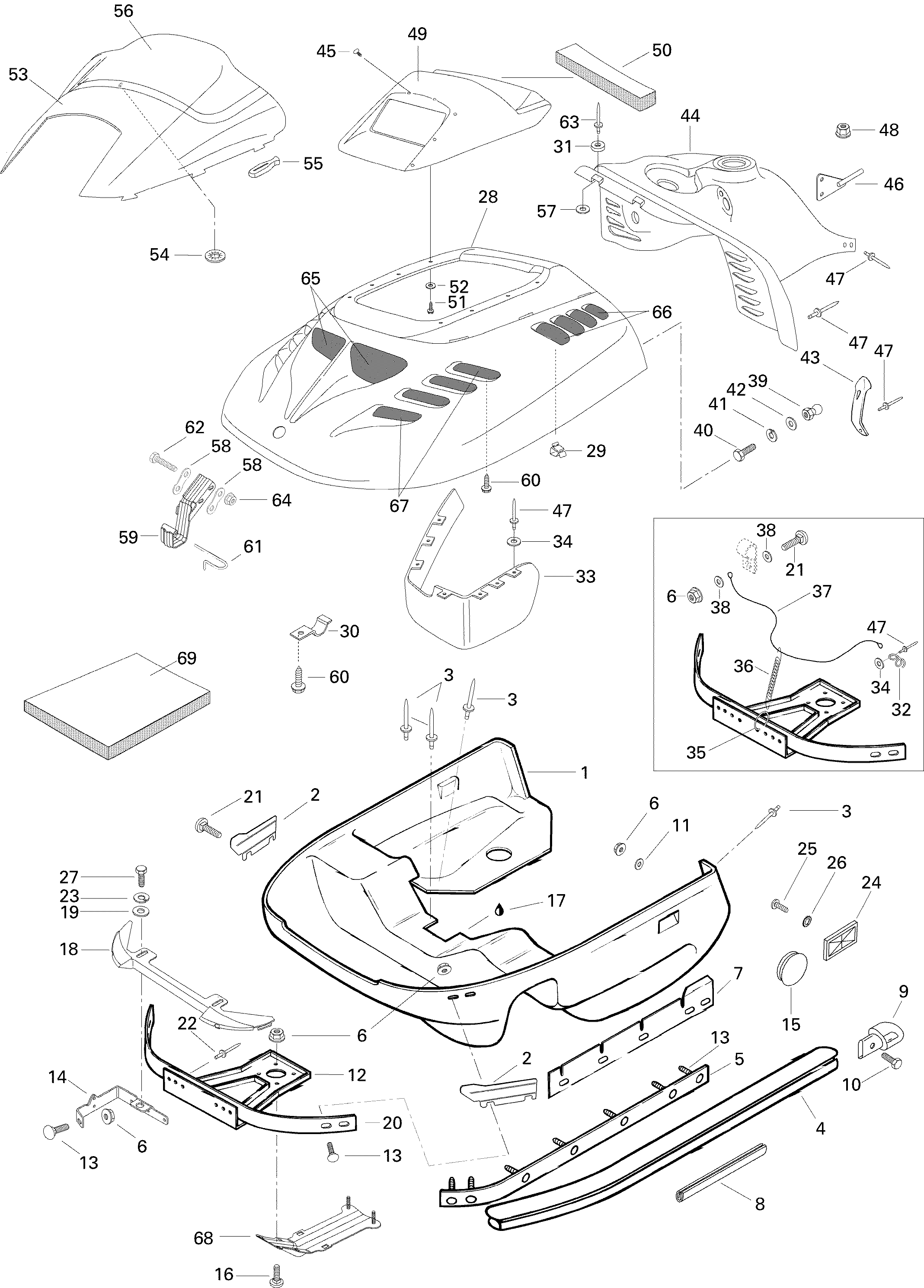 Схема узла: Cab And Console Formula SS