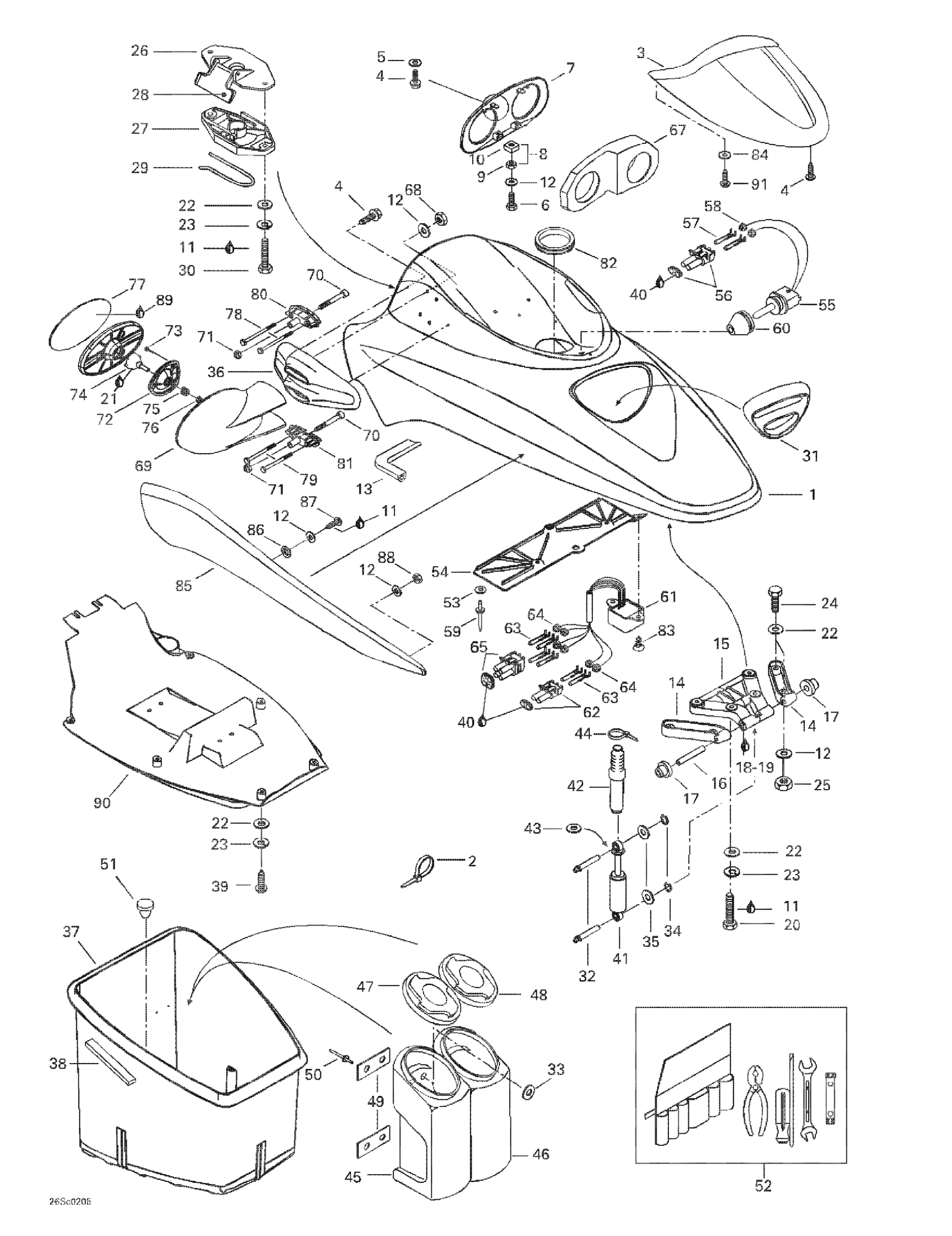 Front Storage Compartment