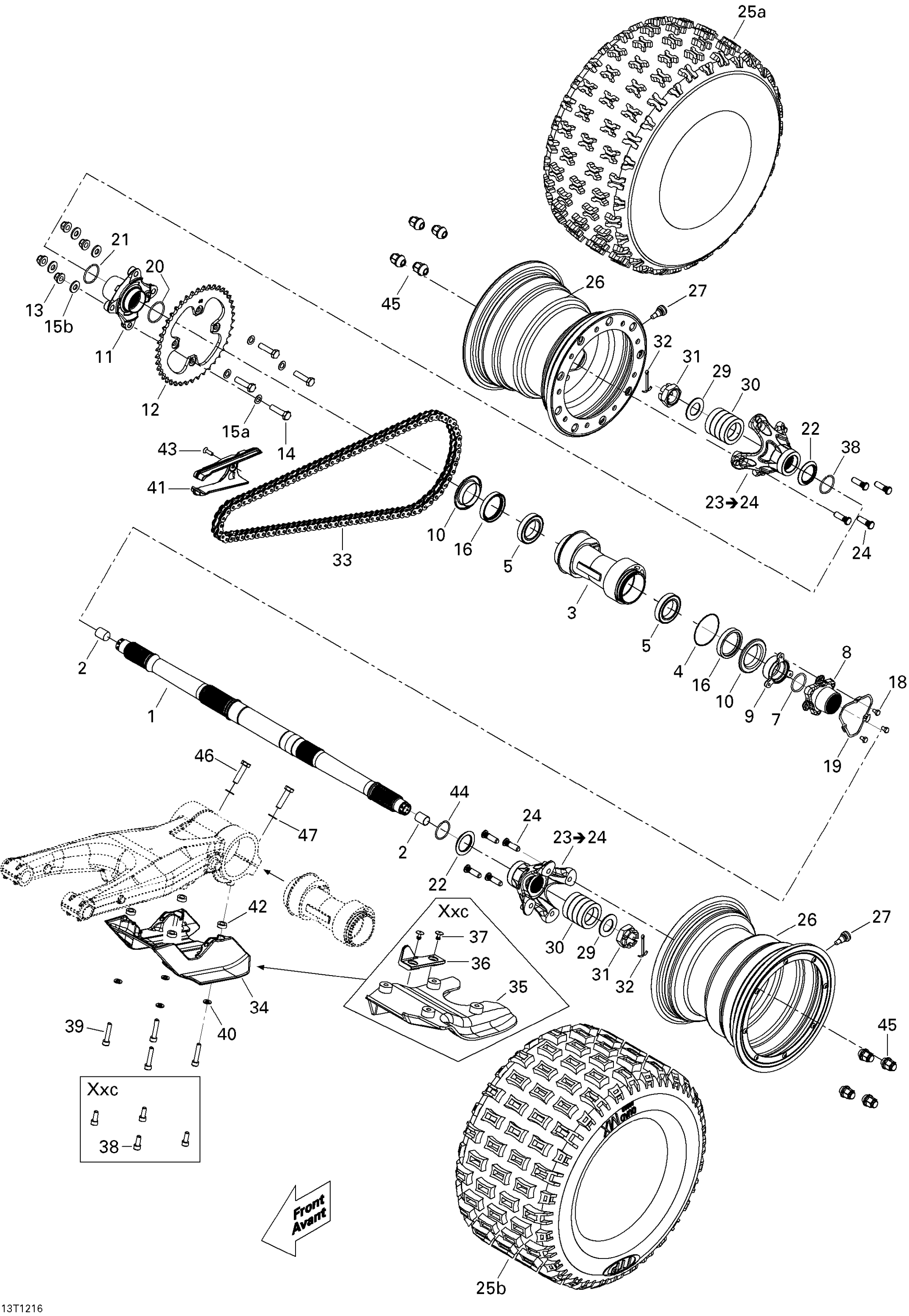 Drive System, Rear