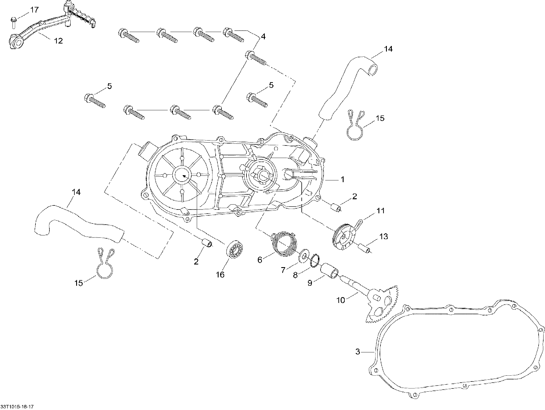 CVT Cover And Kick Stater