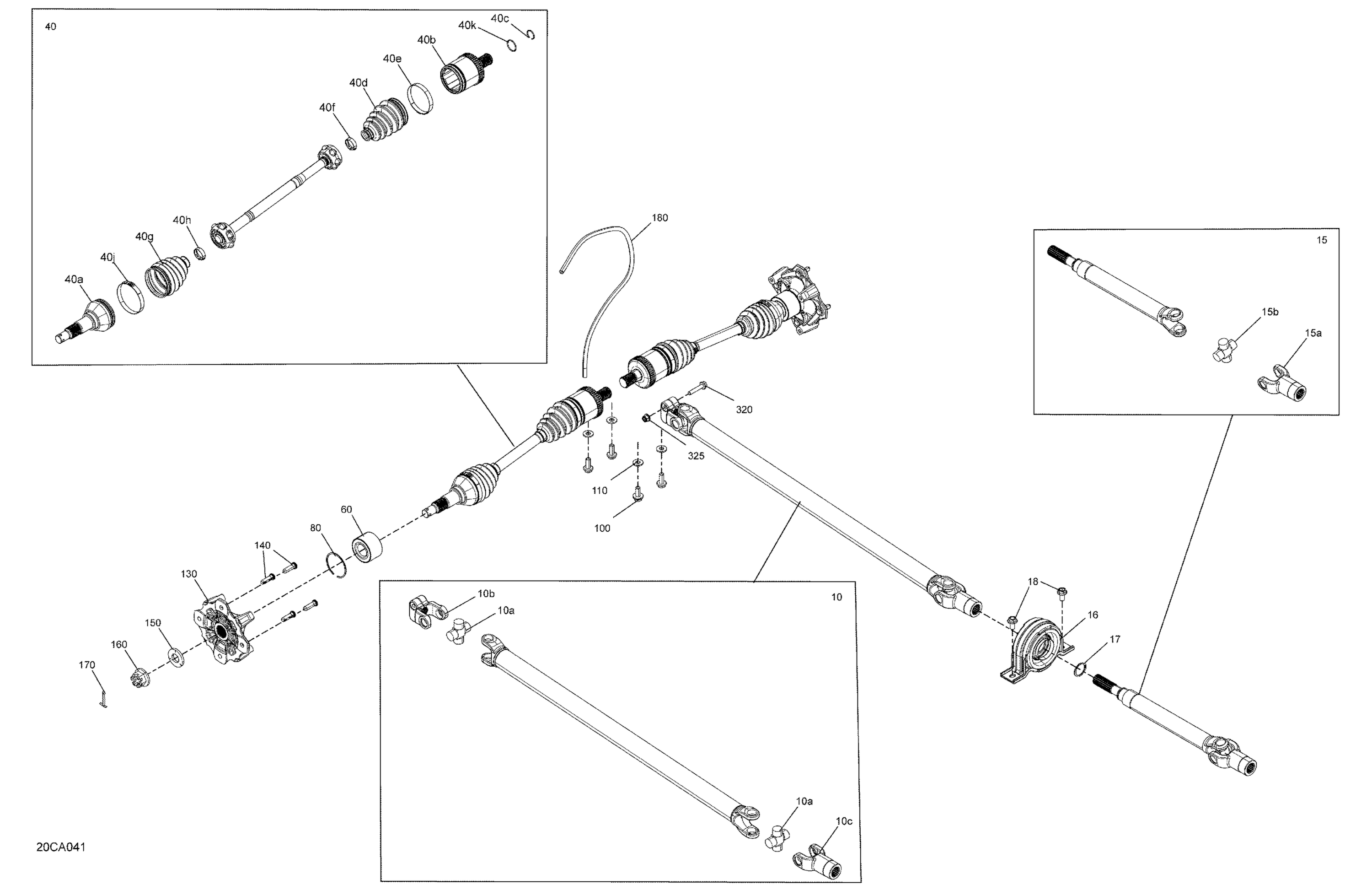 Drive - Front Section - Common Parts