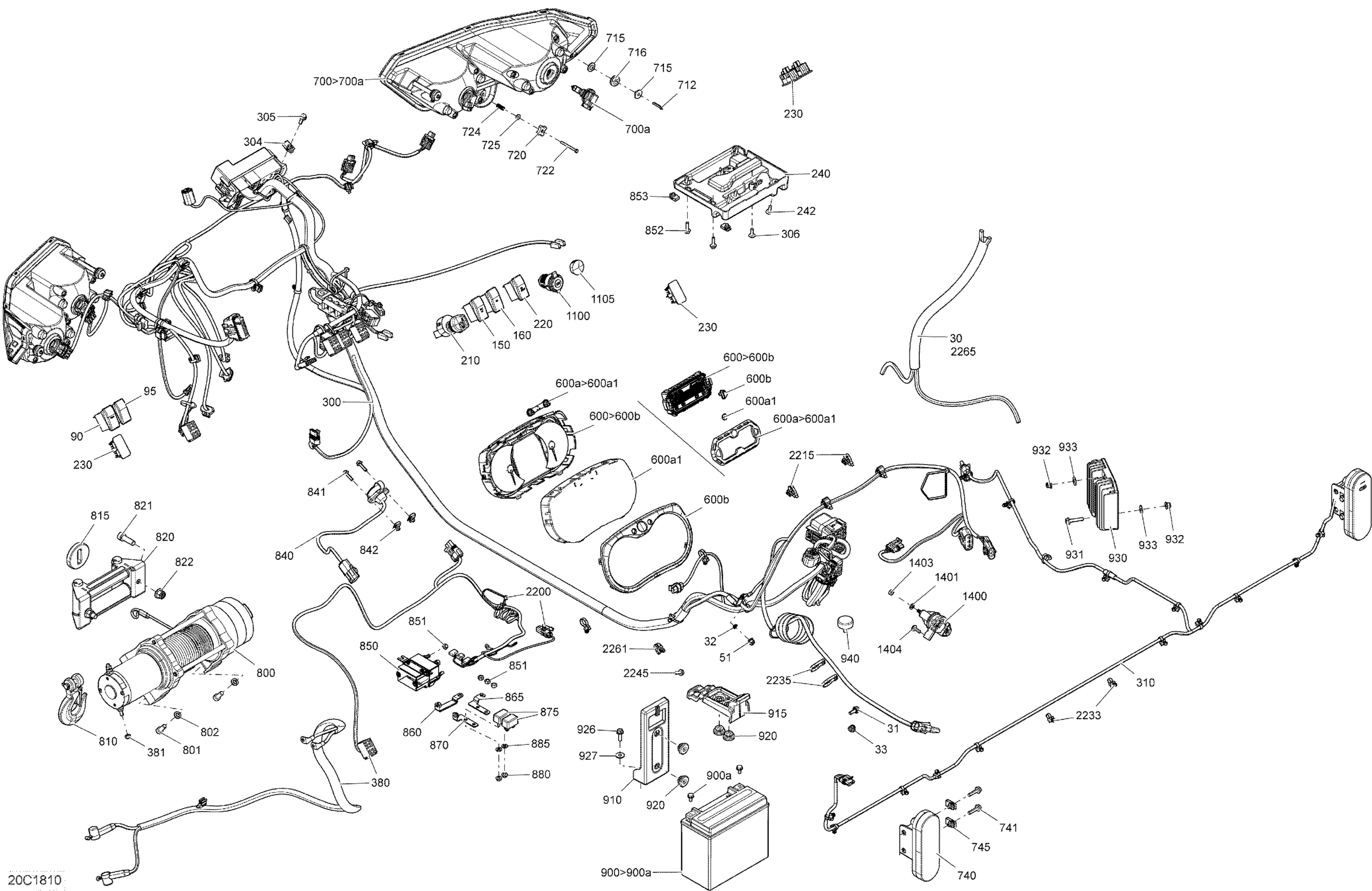 Electrical System Traxter T - STD