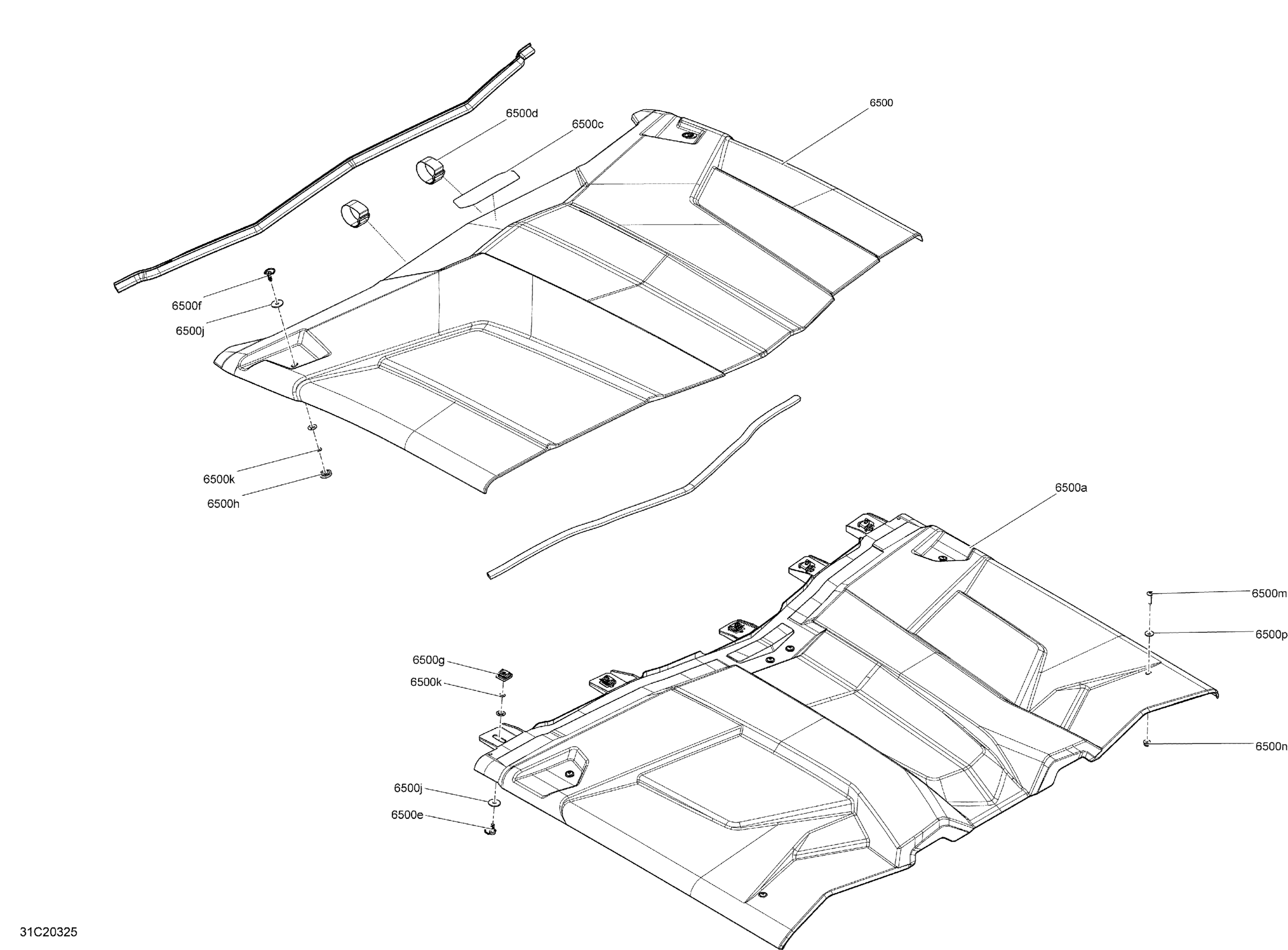 Body - Roof Section - XRS