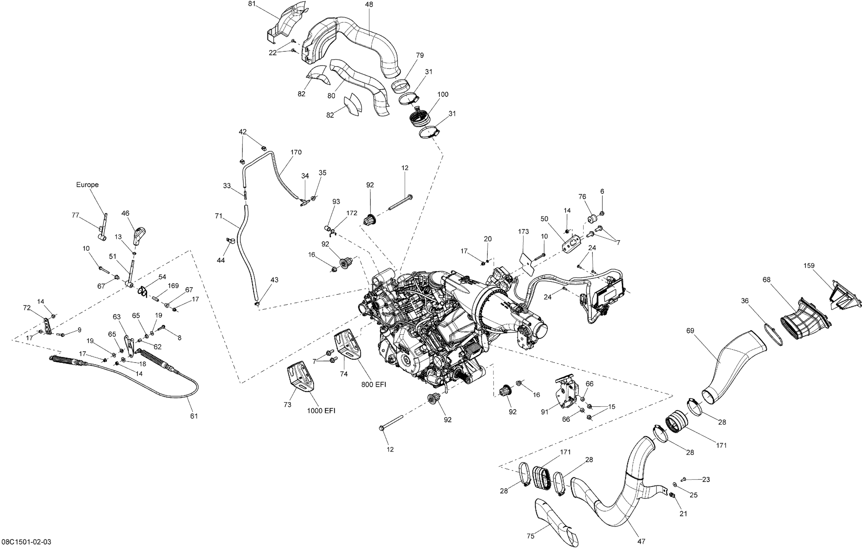 Схема узла: Engine _08C1502