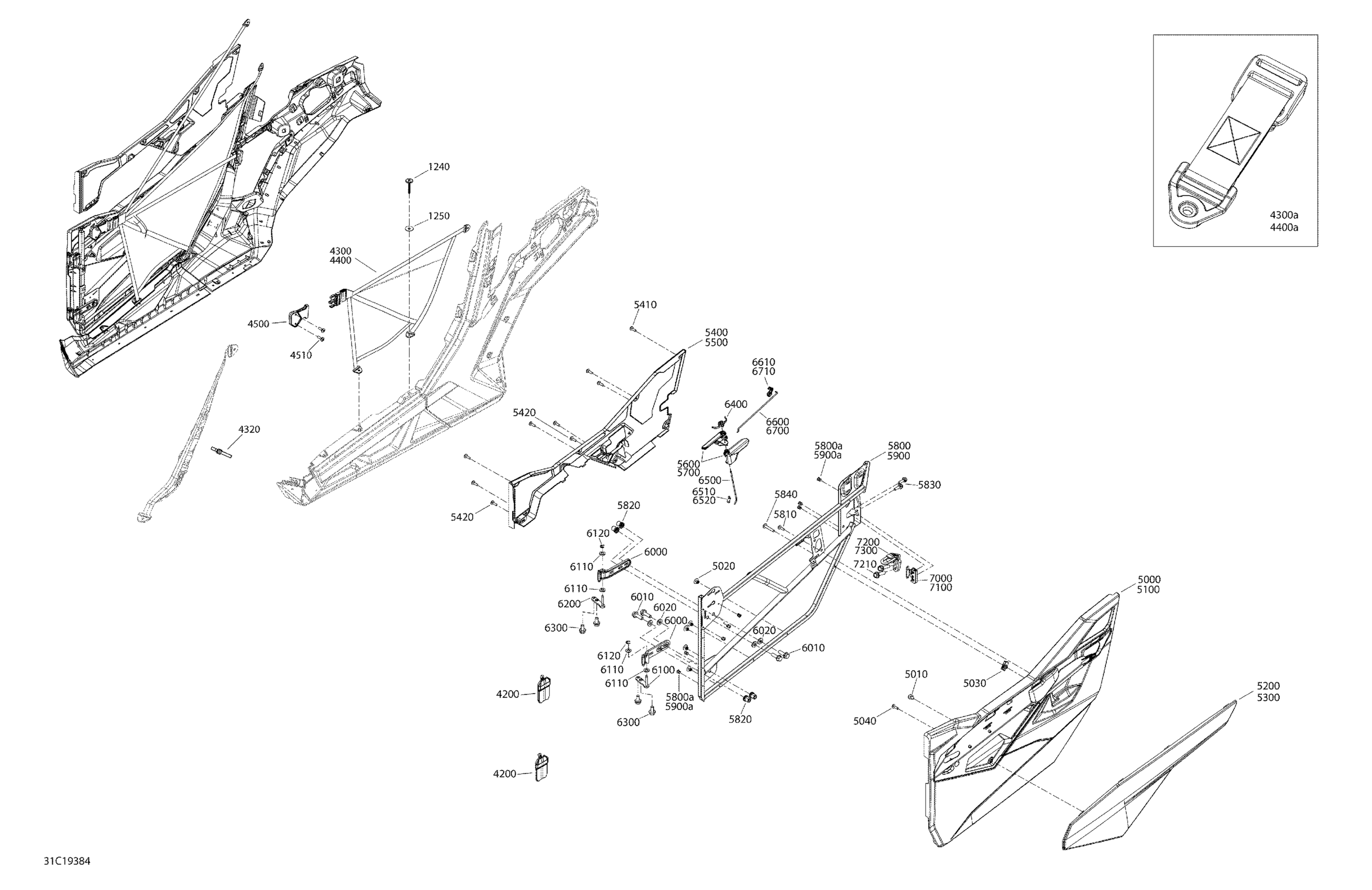 Body Maverick Trail - 800  -  Door Section