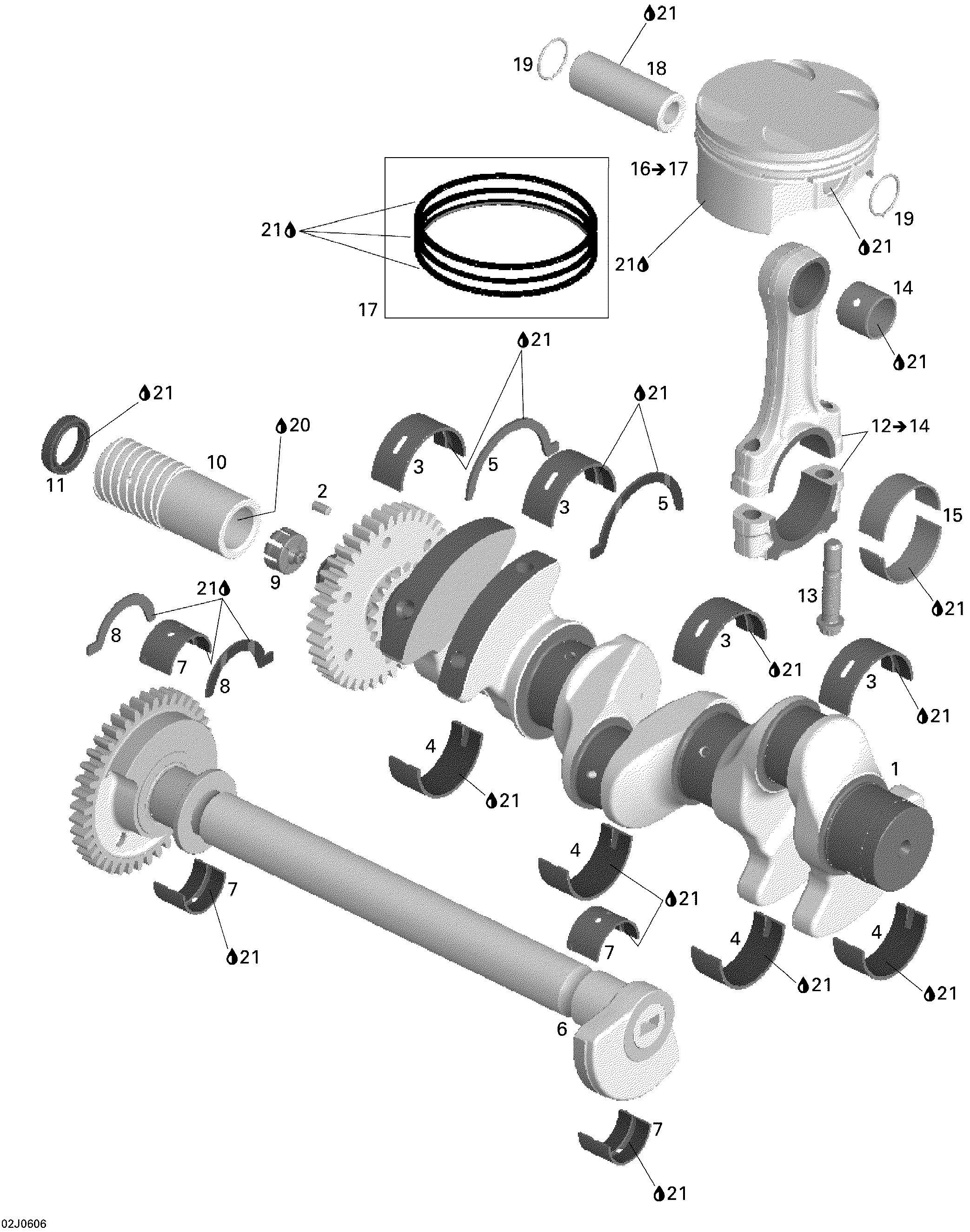 Crankshaft And Pistons