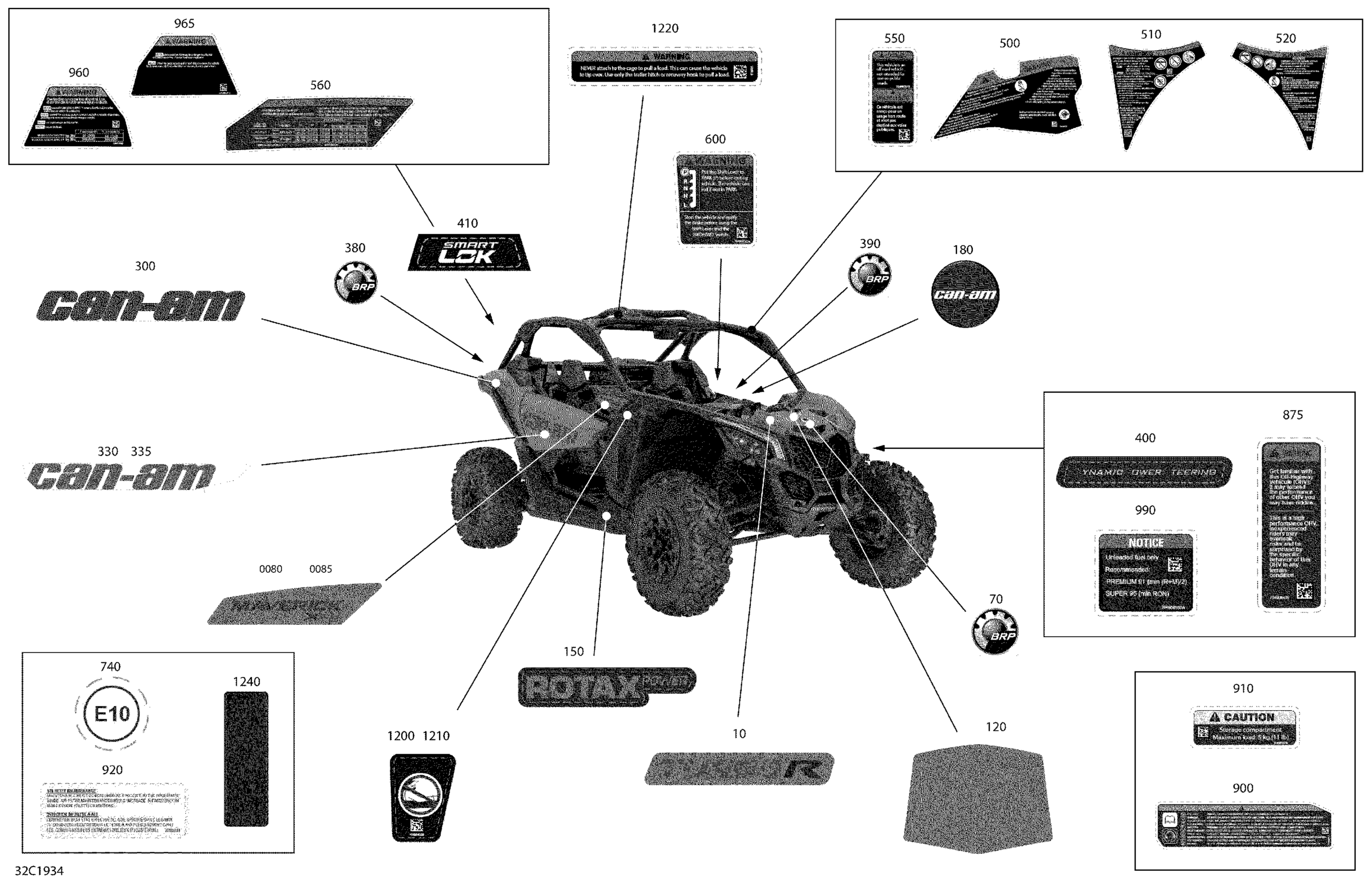 Схема узла: Decals - Turbo R - Package XDS