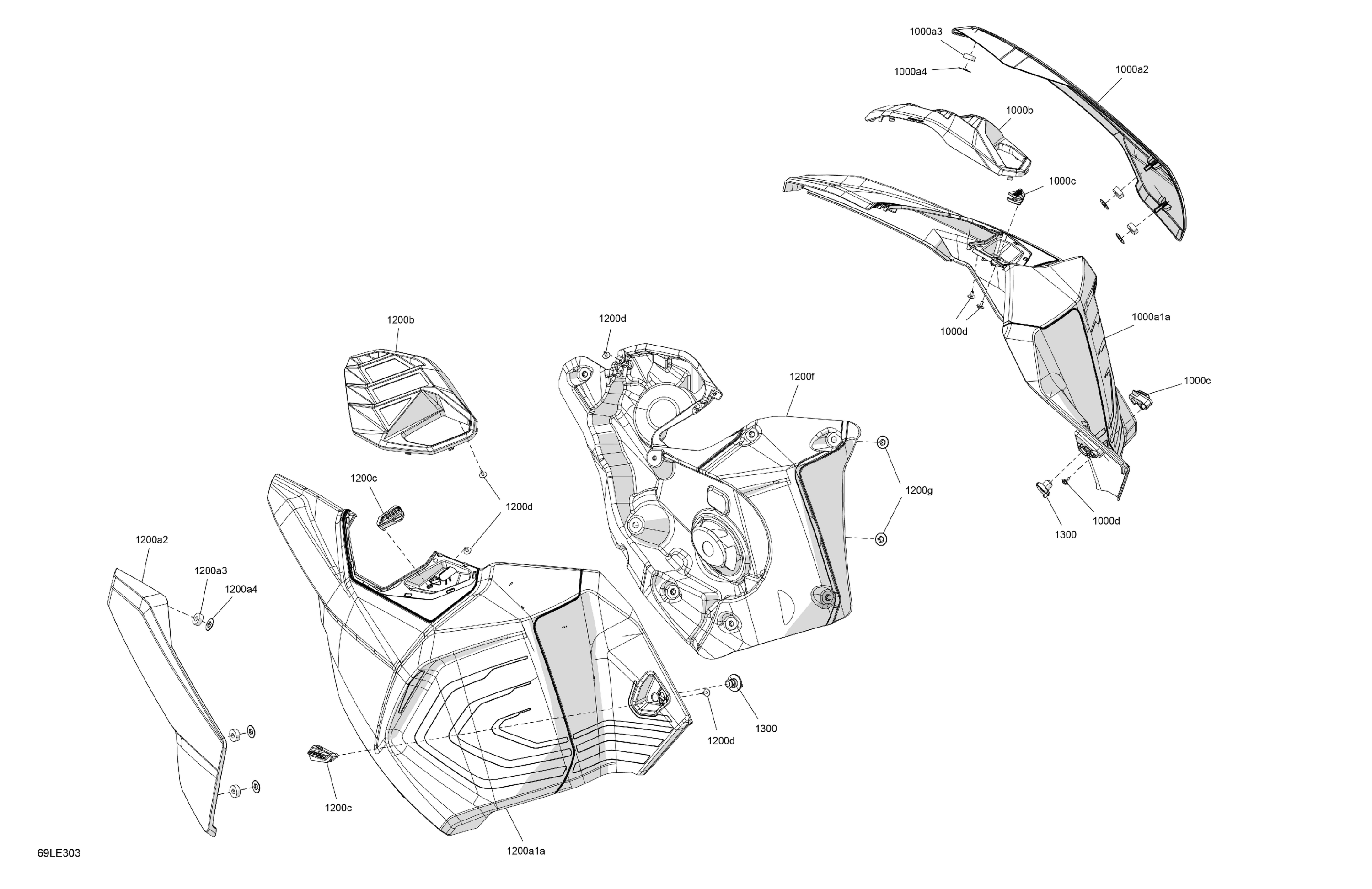 Схема узла: Body - Side Panels