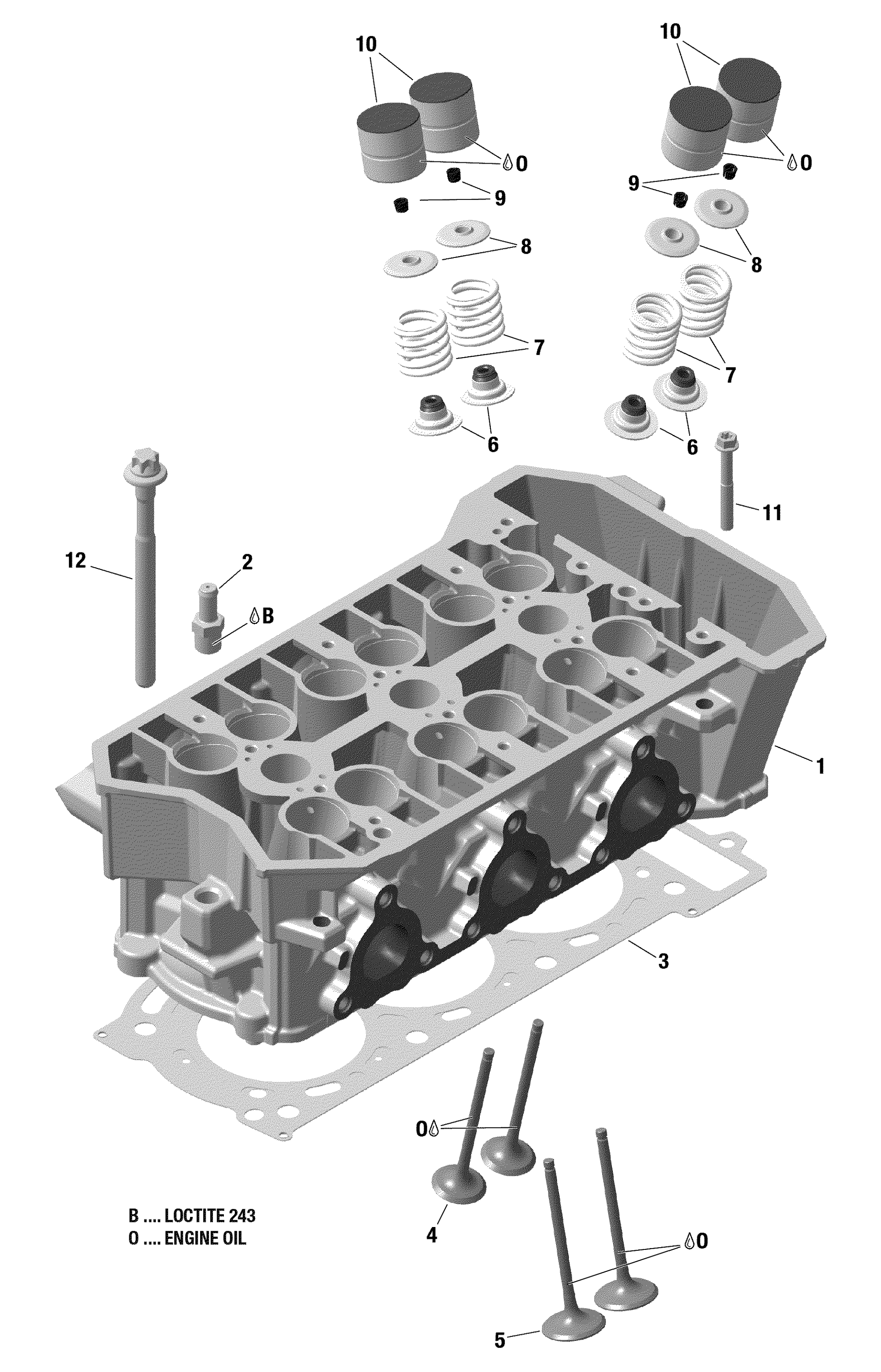 Rotax - Cylinder Head - 900 ACE