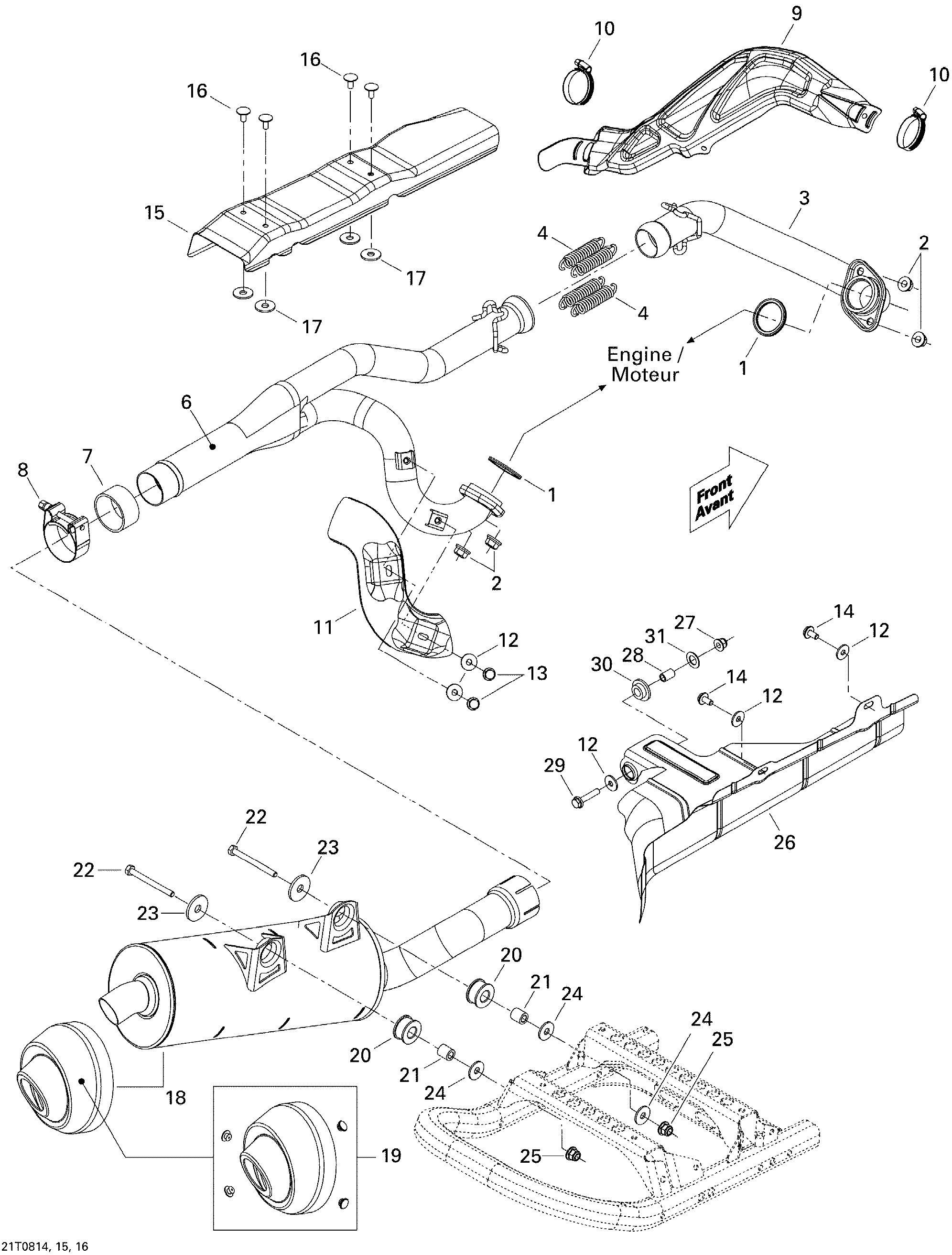 Схема узла: Exhaust System