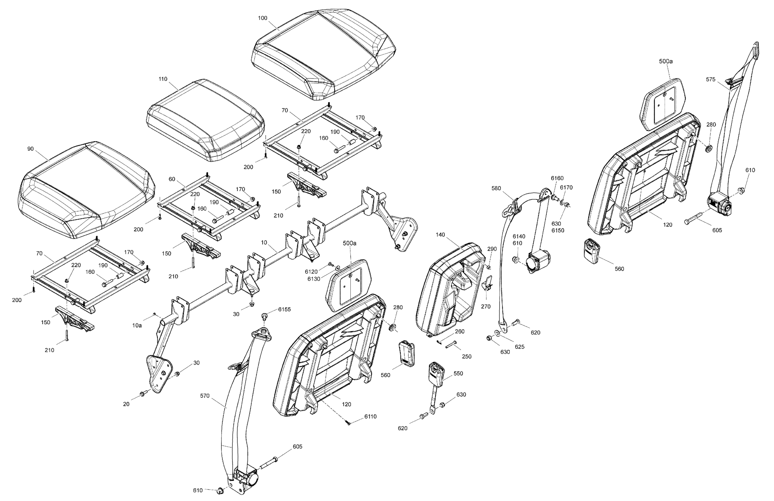 Body - Back Seat - BASE -DPS - XT